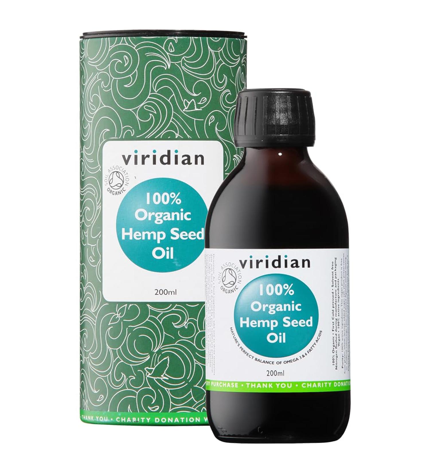 Viridian Hemp Oil (Organic) 200ml