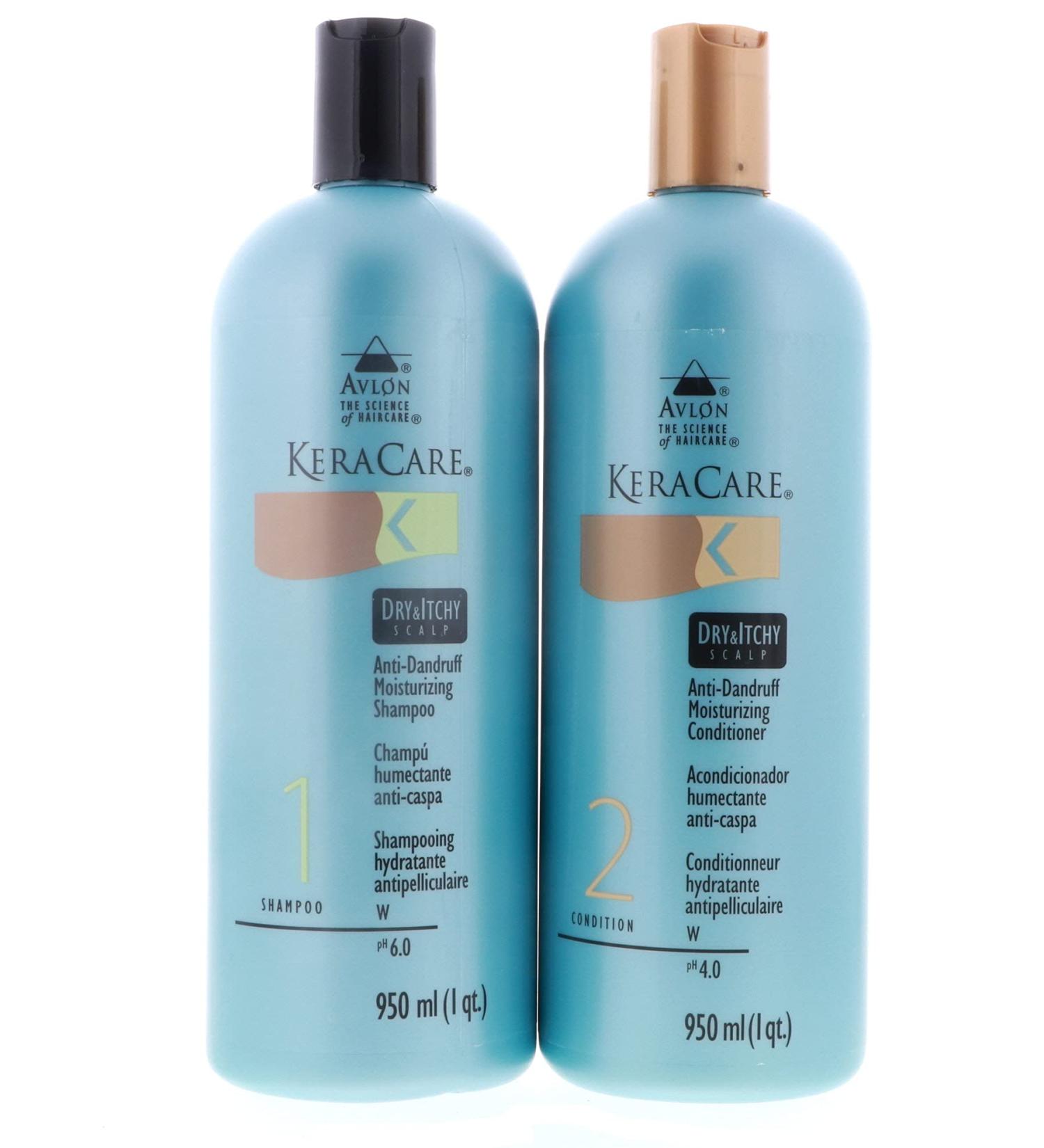 KeraCare Brand Hair Care Kit Shampoo & Conditioner Set - Dry & Itchy Scalp Moisturizing 950 ml each