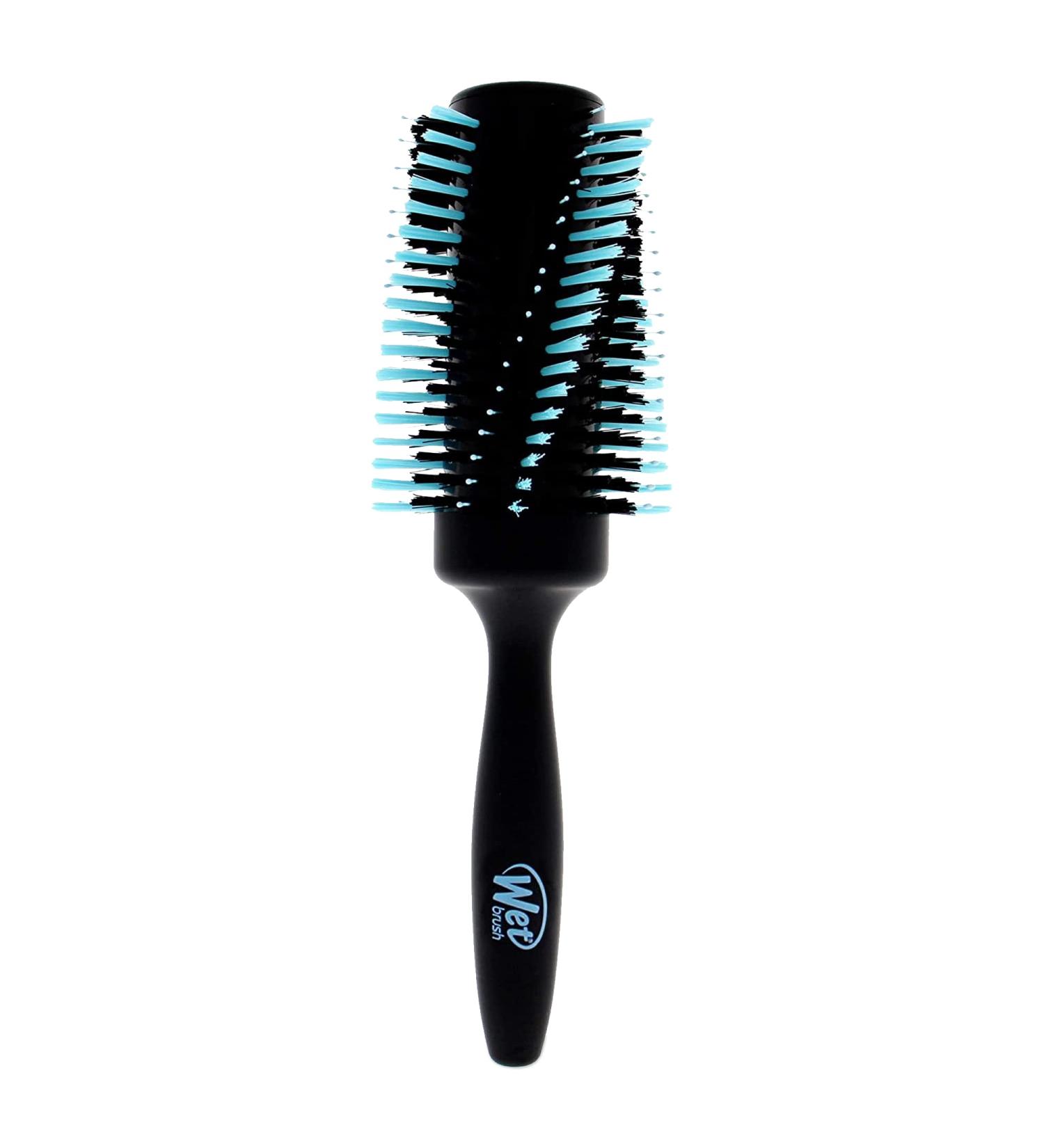 Wet Brush Smooth and Shine Round Brush - Ideal for Fine to Medium Hair - Effortless Blowouts with Minimal Breakage - Spiral Bristle Design for Smooth Styles - Buy Online on GoSupps.com