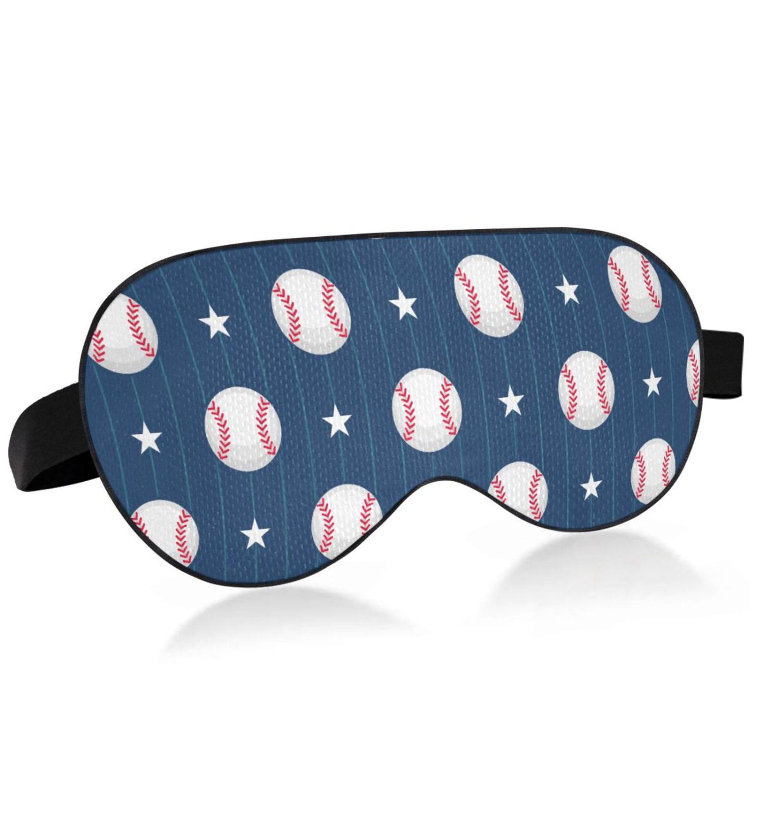 Light Blocking Sleep Mask - Adjustable Baseball Eye Mask for Men & Women | Perfect for Travel Naps & Work - Buy Online on GoSupps.com