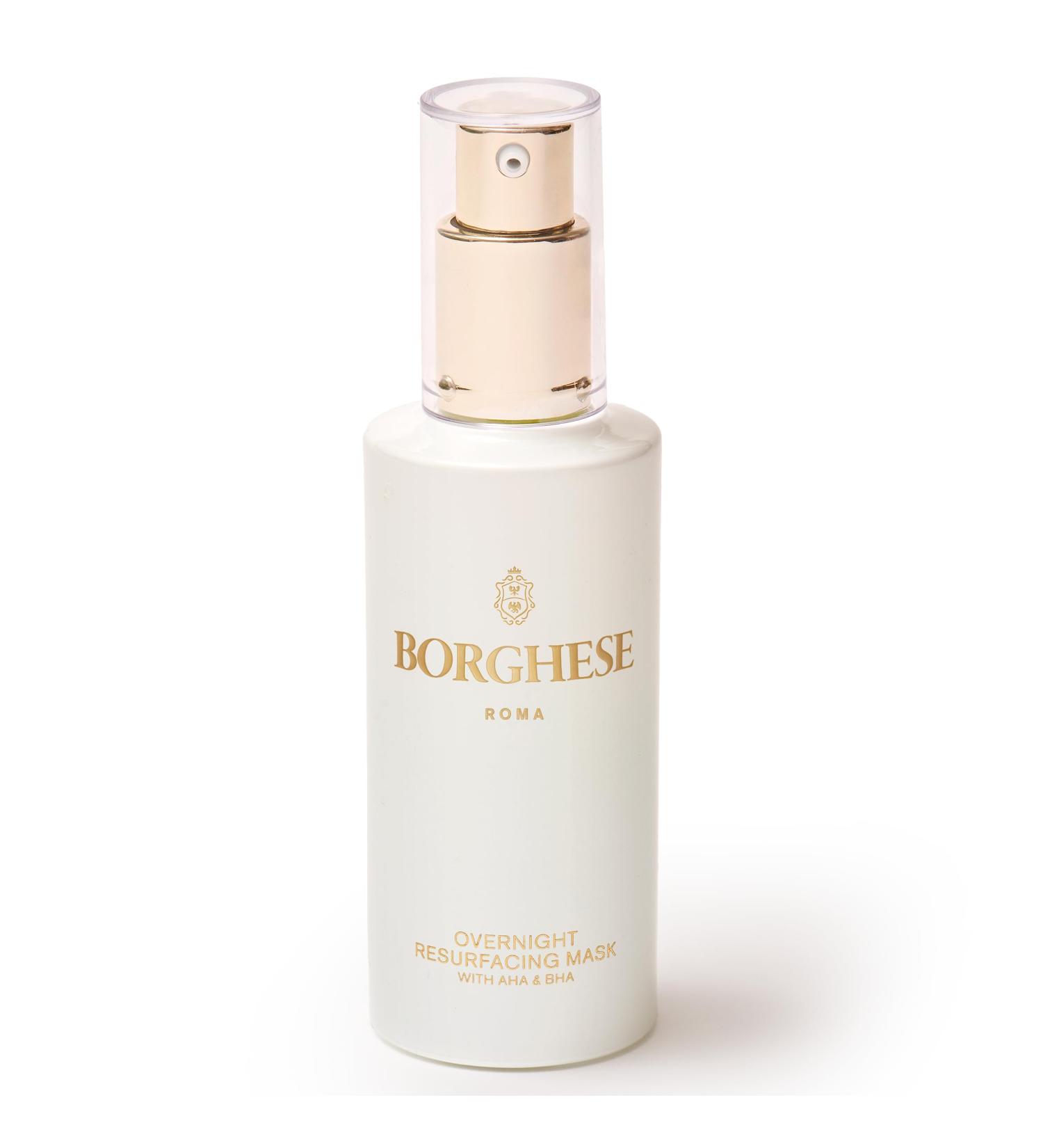 Borghese Overnight Resurfacing Mask with AHA & BHA - Exfoliating Overnight Mask for Smooth Radiant Skin Reduces Fine Lines & Wrinkles | 1.7 Fl Oz - International Shipping Available - Buy Online on GoSupps.com