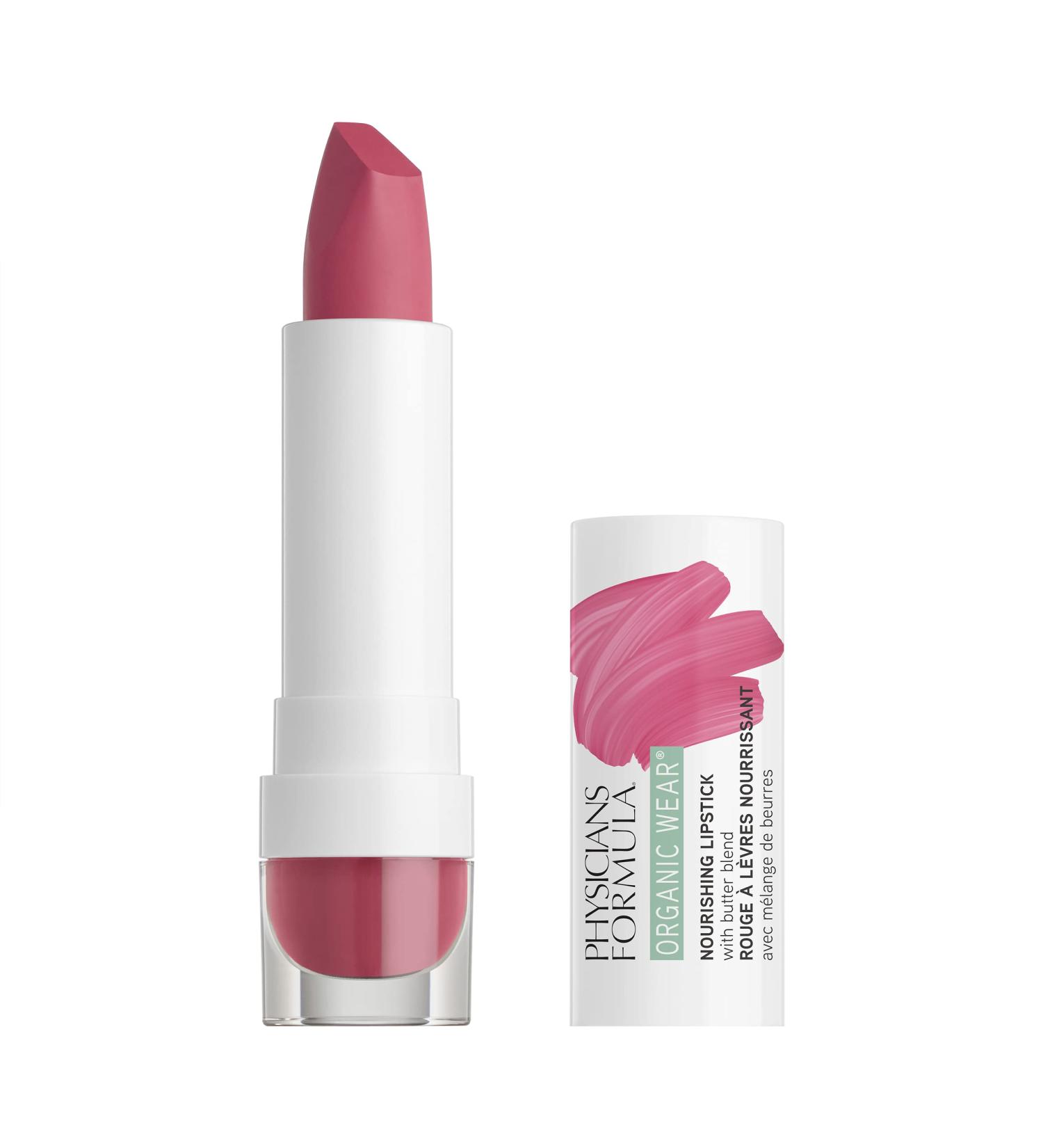 Physicians Formula Organic Wear Nourishing Lipstick - Desert Rose 0.17 oz | Natural Makeup - Buy Online on GoSupps.com