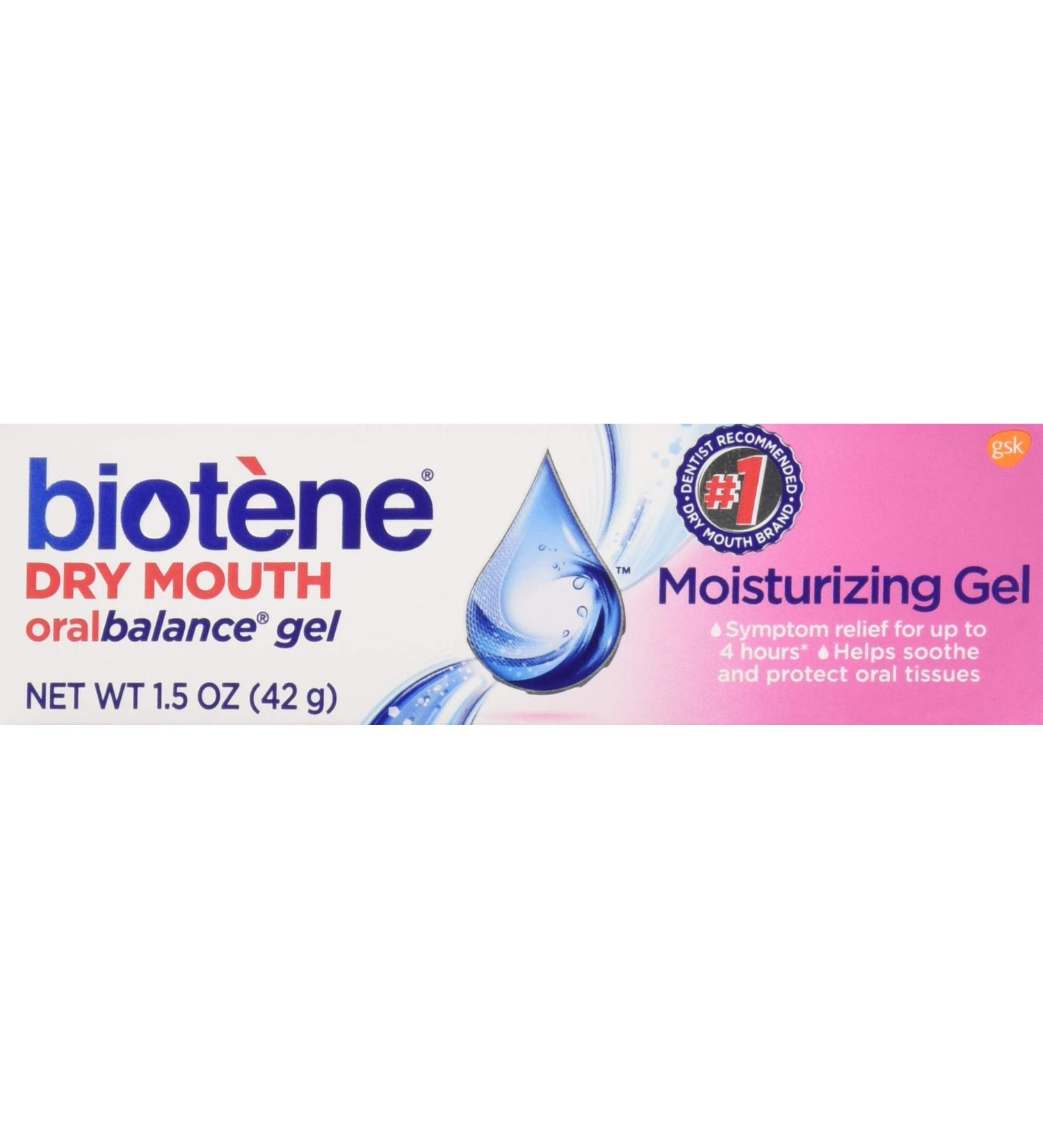 biotene Oralbalance Dry Mouth Moisturizer Gel 1.50 oz (Pack of 6)