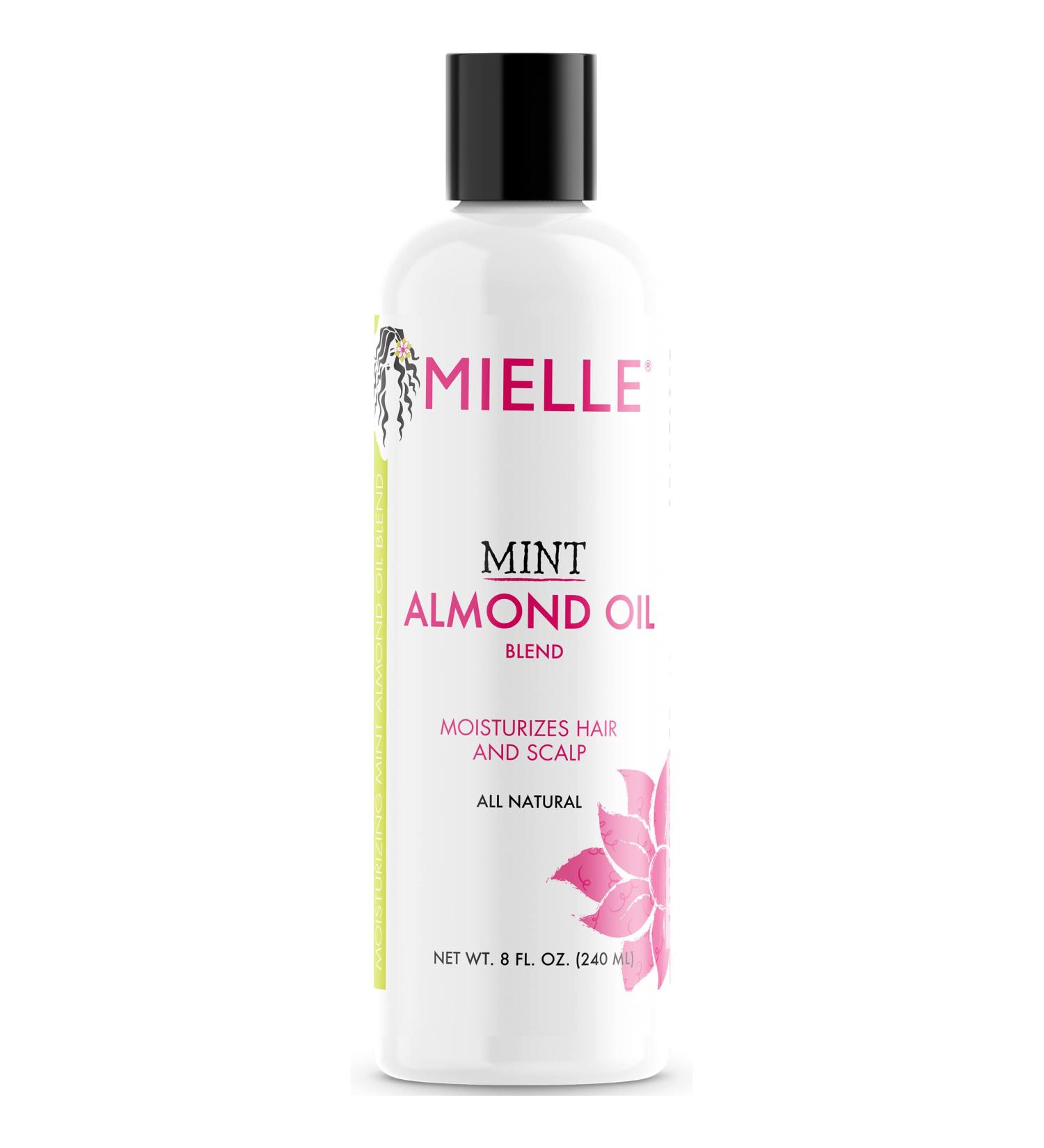 Mielle Organics Mint Almond Oil - 8 oz | Healthy Hair and Scalp Treatment - Buy Online on GoSupps.com