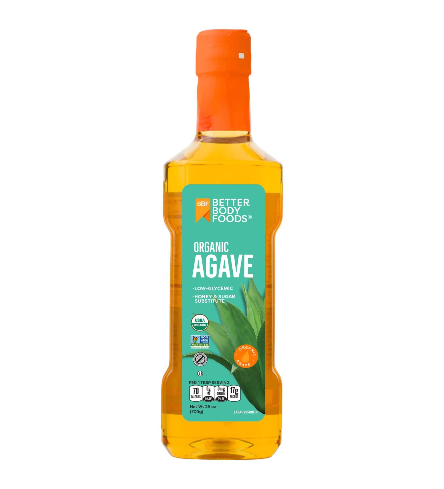 BetterBody Foods Organic Agave Nectar  25 Fl Oz - Buy Online on GoSupps.com