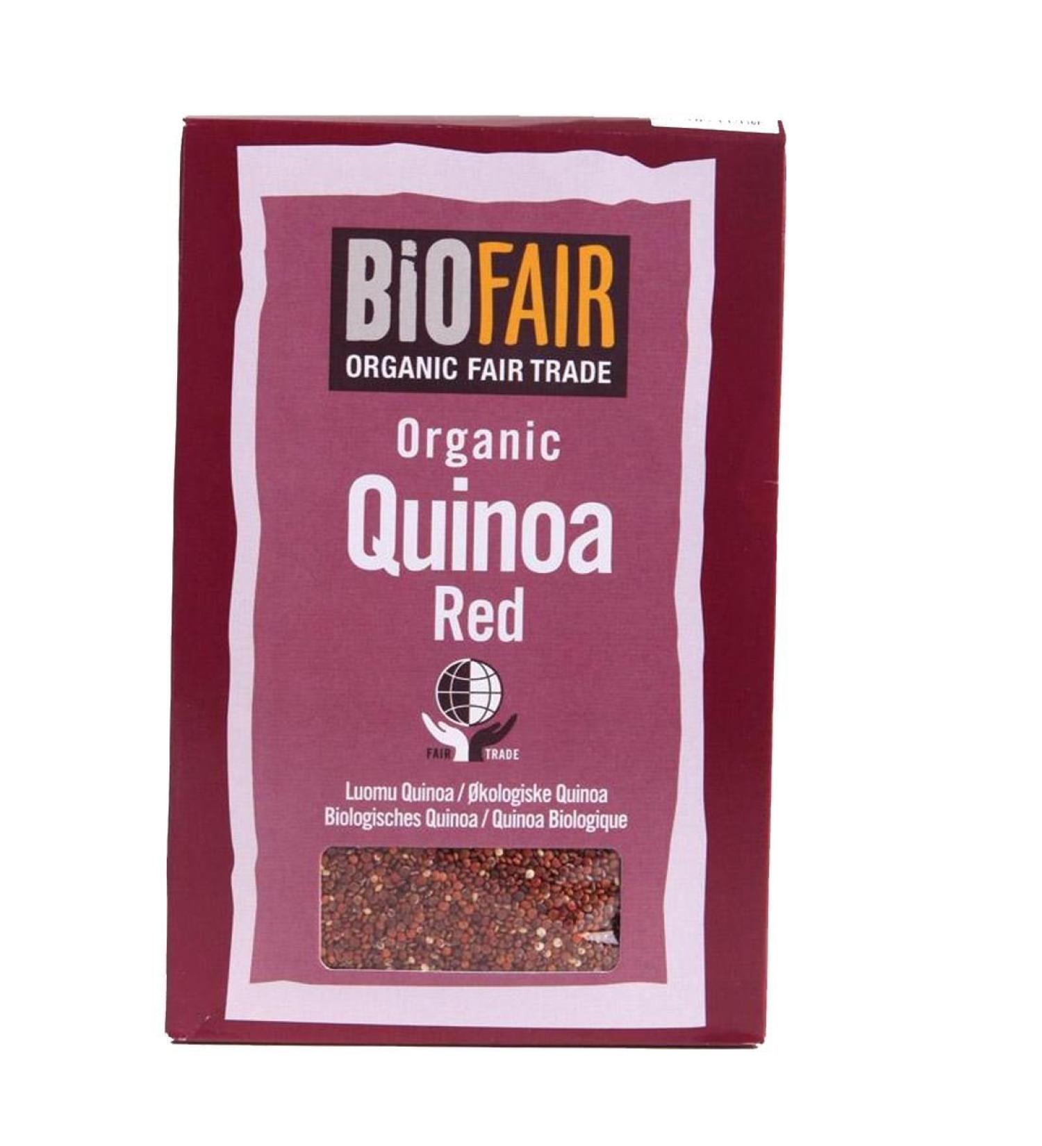 Biofair | Organic Fairtrade Quinoa Red | 4 x 500g