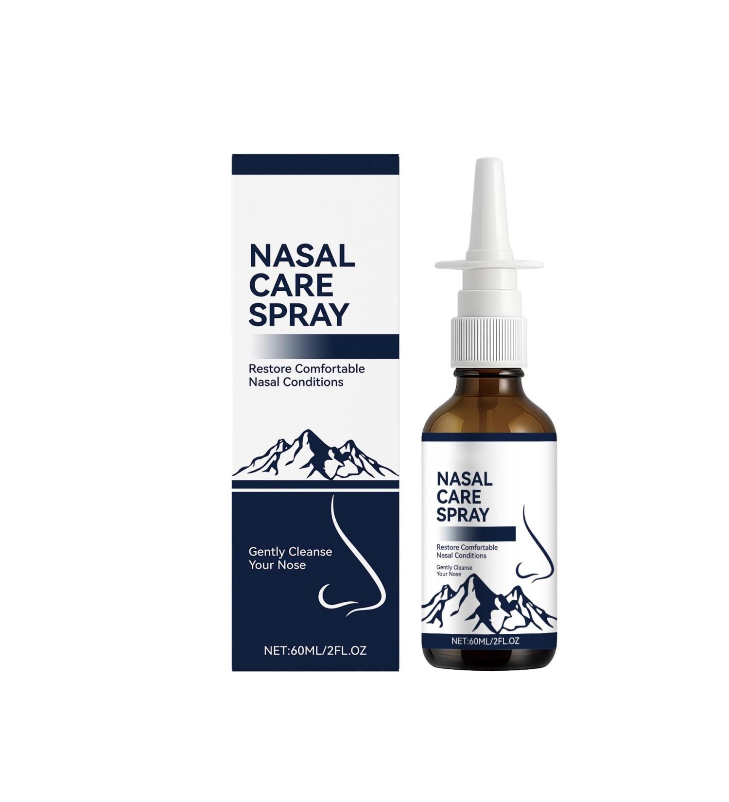 GXFANZHU Nasal Spray for Daily Nasal Hygiene Nasal Spray with & Fulvic Acid Non-Medicated Fine Mist Nasal Cleanse for Dry Air Travel & Everyday Use (1) - Buy Online on GoSupps.com