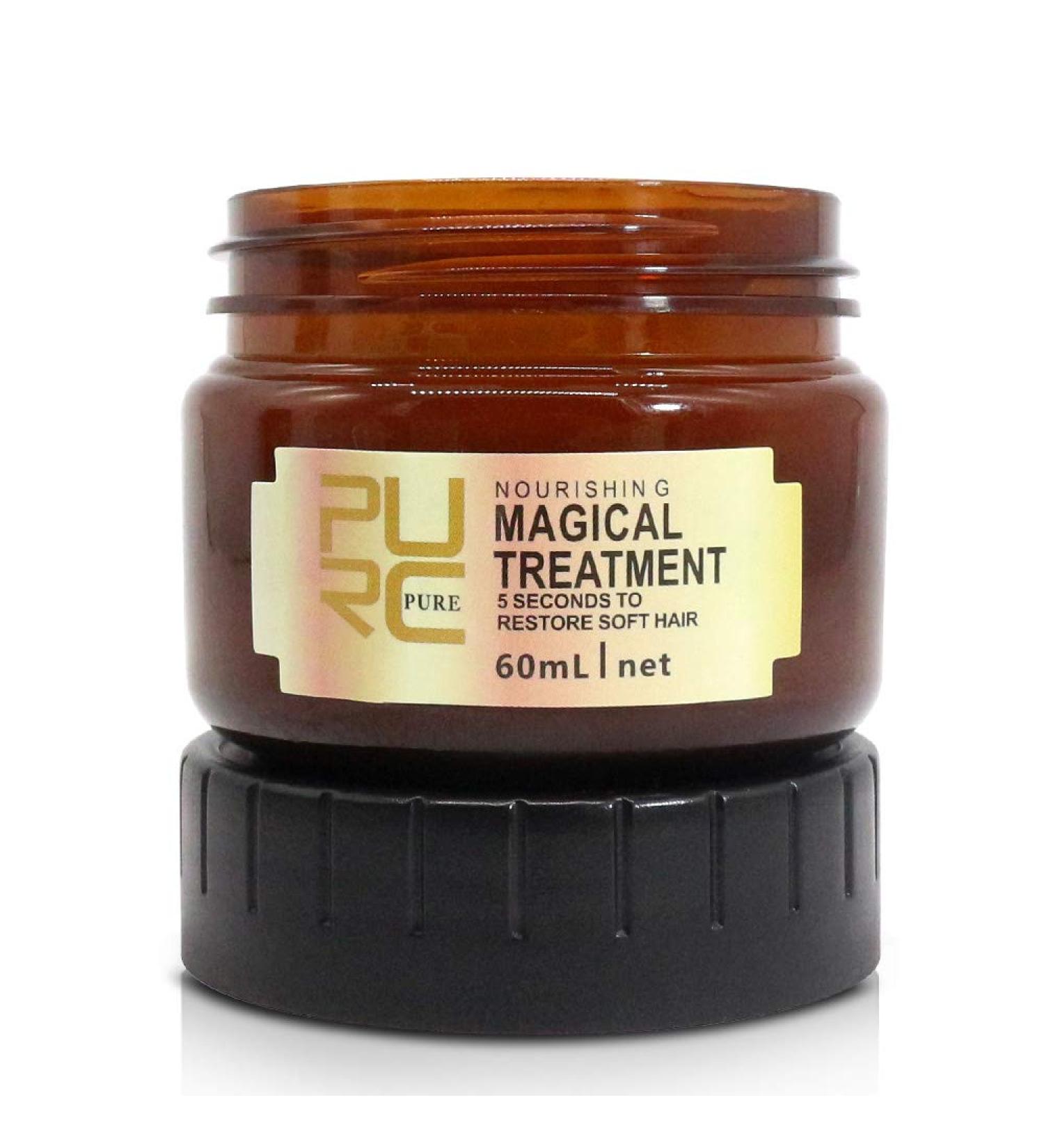 HZZYJ Magical Hair Treatment Mask  Hair Mask for Dry Damaged Hair  Professtional Hair Conditioner 5 Seconds to Restore Soft Fights Breakages and Split Ends Protect Hair Roots-60ml