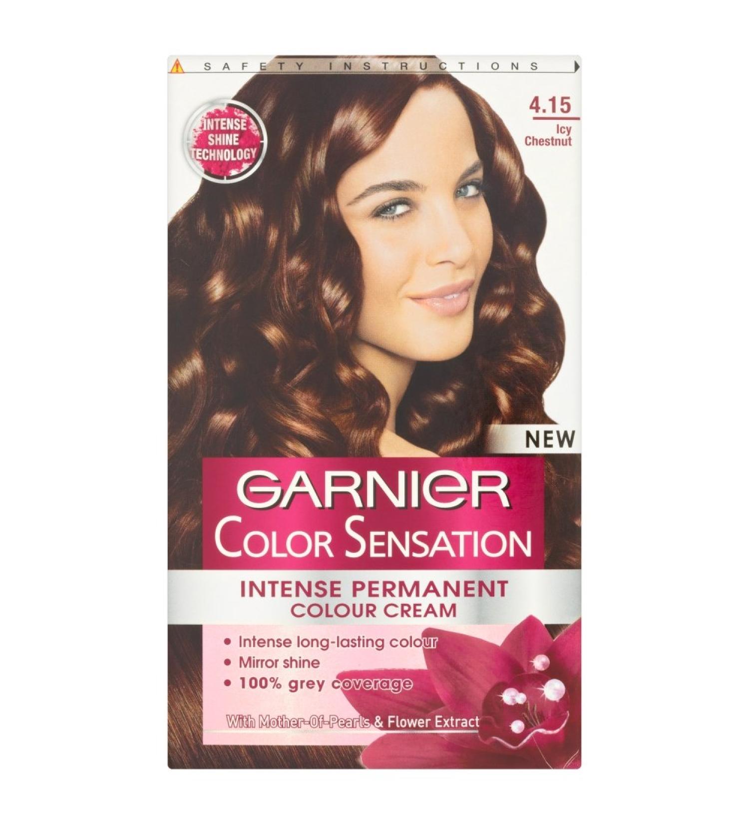 Garnier Color Sensation 4.15 Icy Chestnut - Buy Online on GoSupps.com