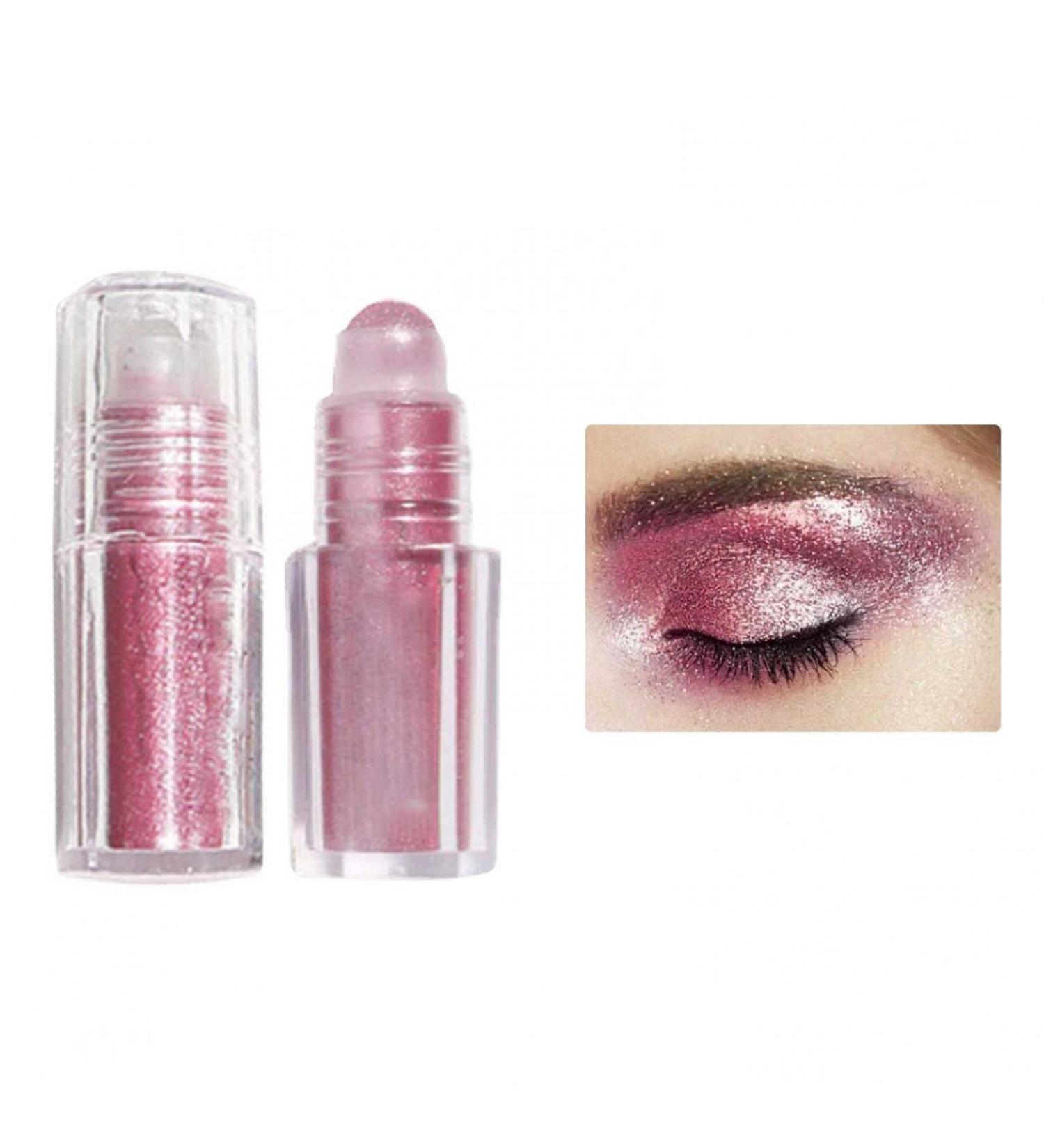 5 Colors Diamond Glitter Eyeshadow - Long Lasting Shimmer Mermaid Eye Shadow - Pink 05 - Easy to Apply - Gift For Women - Buy Online on GoSupps.com