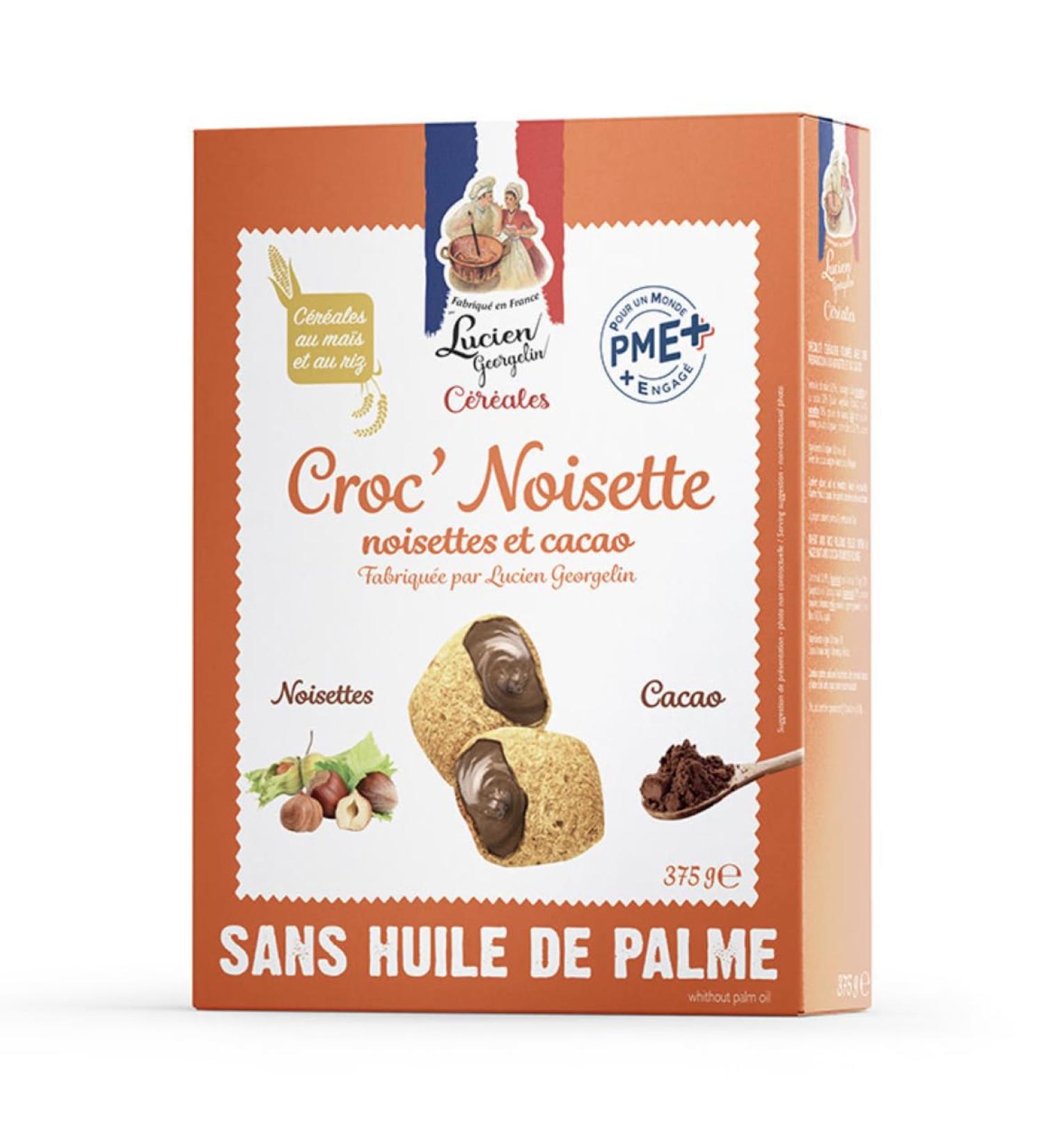 LUCIEN GEORGELIN Lucien Georgelin Croc'Noisette cereals filled with spread 375 g box