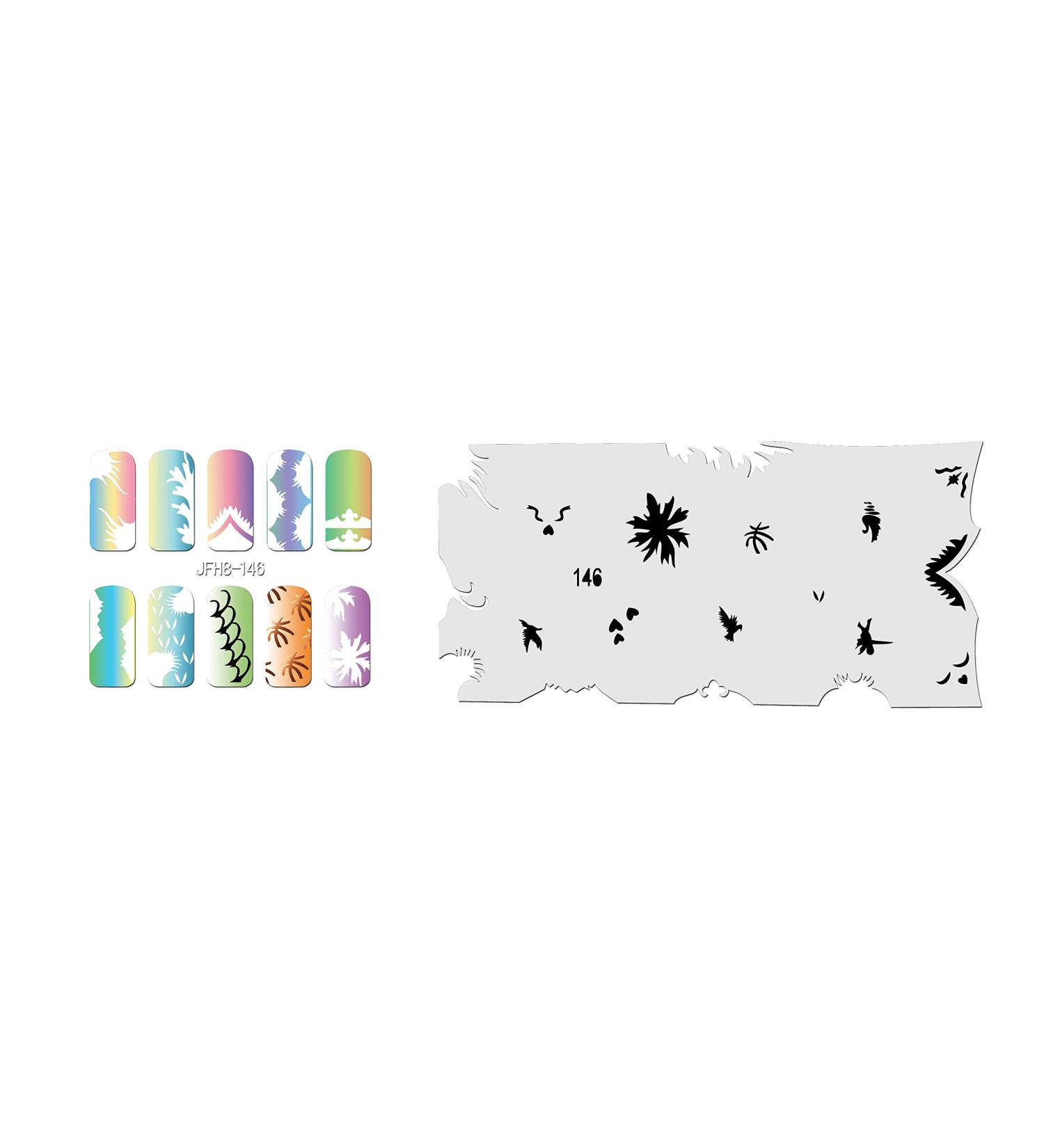 Fingernail stencil (airbrush nail art) Fengda JFH08-146