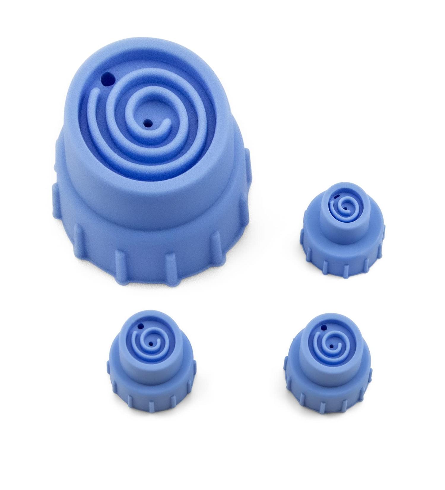 Hydro Dermabrasion Water Scrub Silicone Tips Set for Elitzia Beauty Machine - 4 Piece Assortment - Buy Online on GoSupps.com