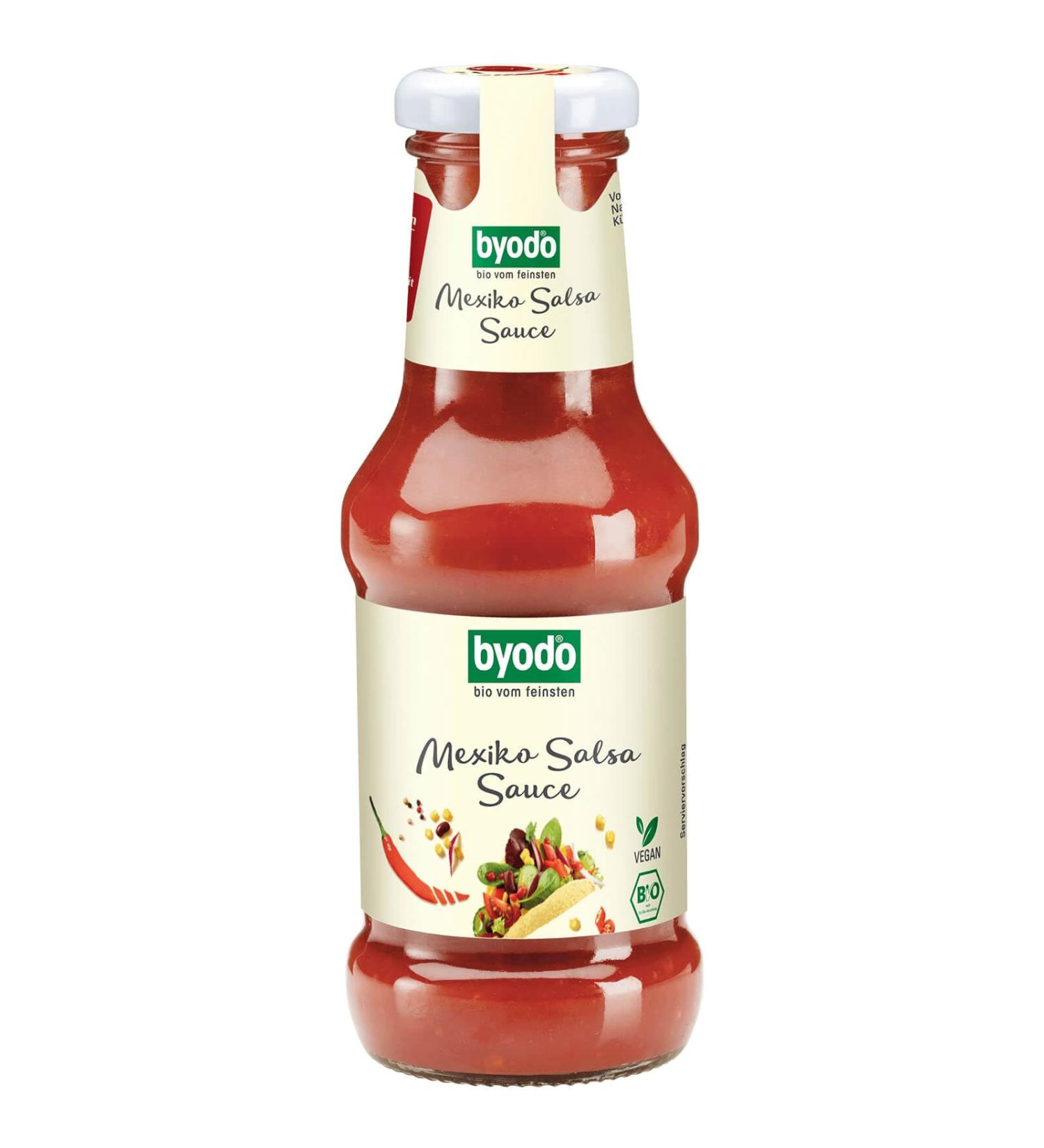  ByoDo Byodo Biological Mexico Mexican Spicy Salsa Sauce (2 x 250ml) - Buy Online on GoSupps.com