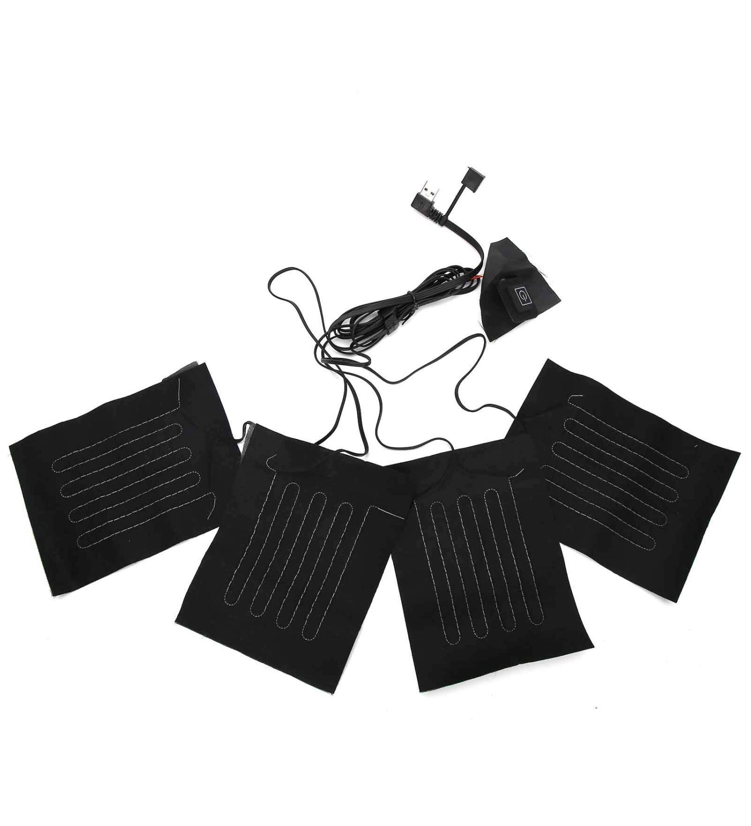 Buy Brrnoo 4-in-1 USB Heated Vest & Pillow - Electric Heating Pads for Winter Comfort - Buy Online on GoSupps.com