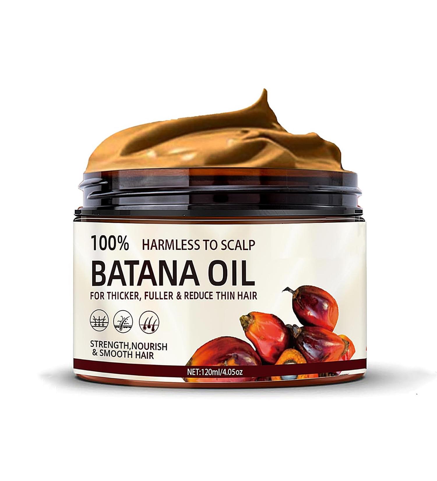 Batana Oil for Hair - Unrefined Batana Oil from Honduras for Healthier Thicker Fuller Hair - Organic Batana Oil - 4.05 oz - Buy Online on GoSupps.com
