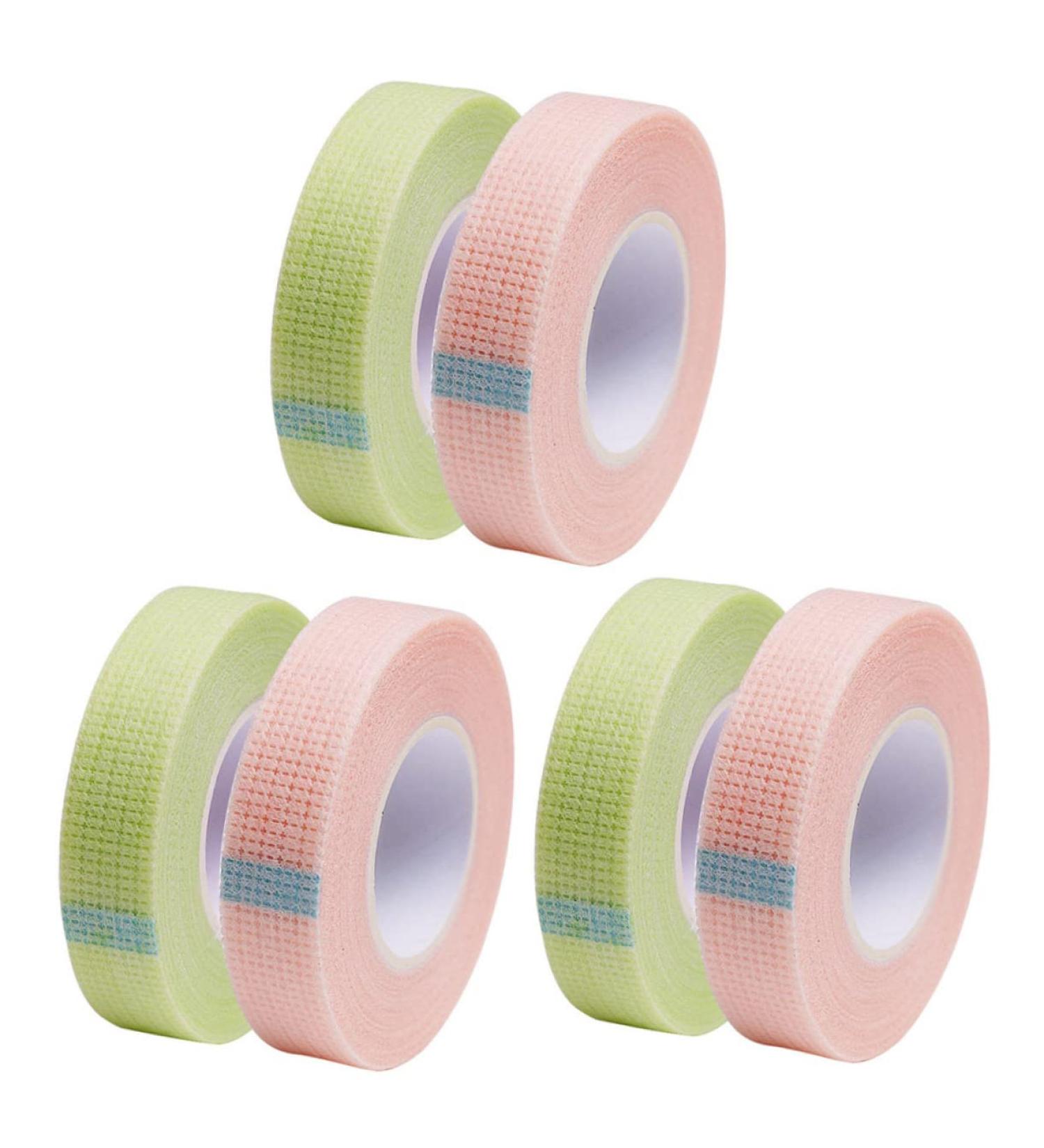 Beavorty 6 Rolls Lash Tape Eyelash Fixed Tapes lash extensions pads eyelash grafting tools Supplies Strip eyelash mascara Eyelash Patches Non-woven tape Fake eyelashes with holes - Buy Online on GoSupps.com