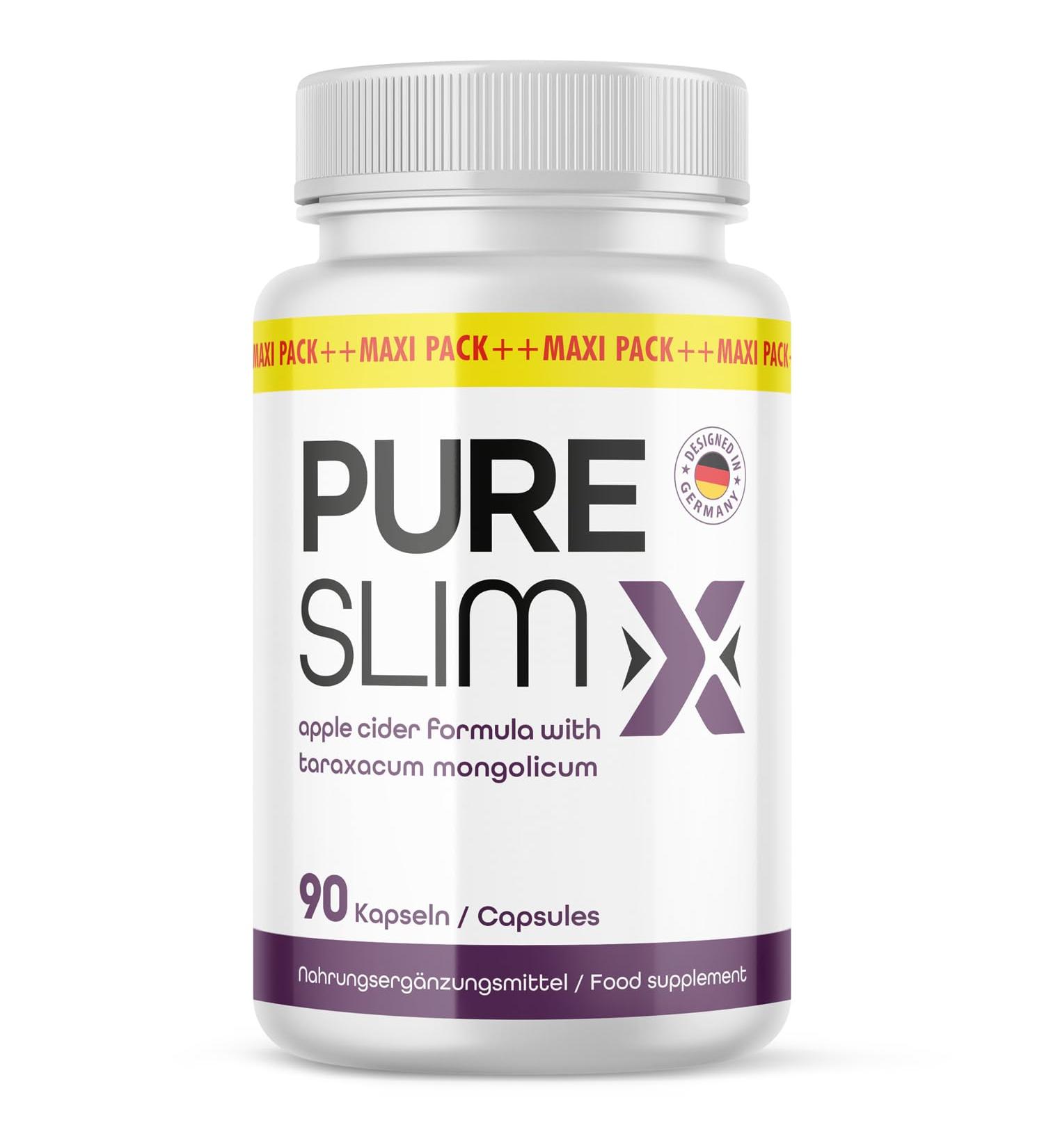 Pure Slim X Capsules | Pour les personnes soucieuses de leur sant | Facile utiliser | 90 capsules | 1x
