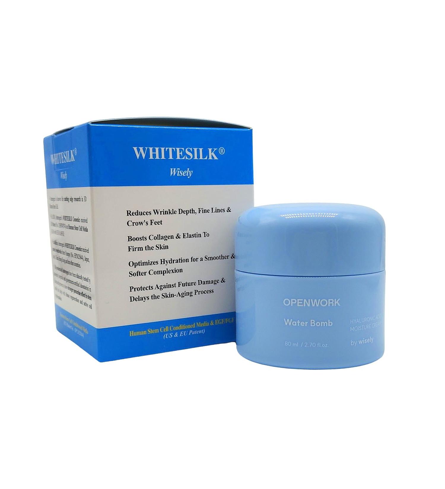 WHITESILK-wisely K-Beauty Stem Cell Dewy Skin Water Cream | Good for Dryness Dullness Loss of Firmness & Elasticity | nano Hyaluronic Hydro-cycle Technology (50ml 1.69oz) - Buy Online on GoSupps.com