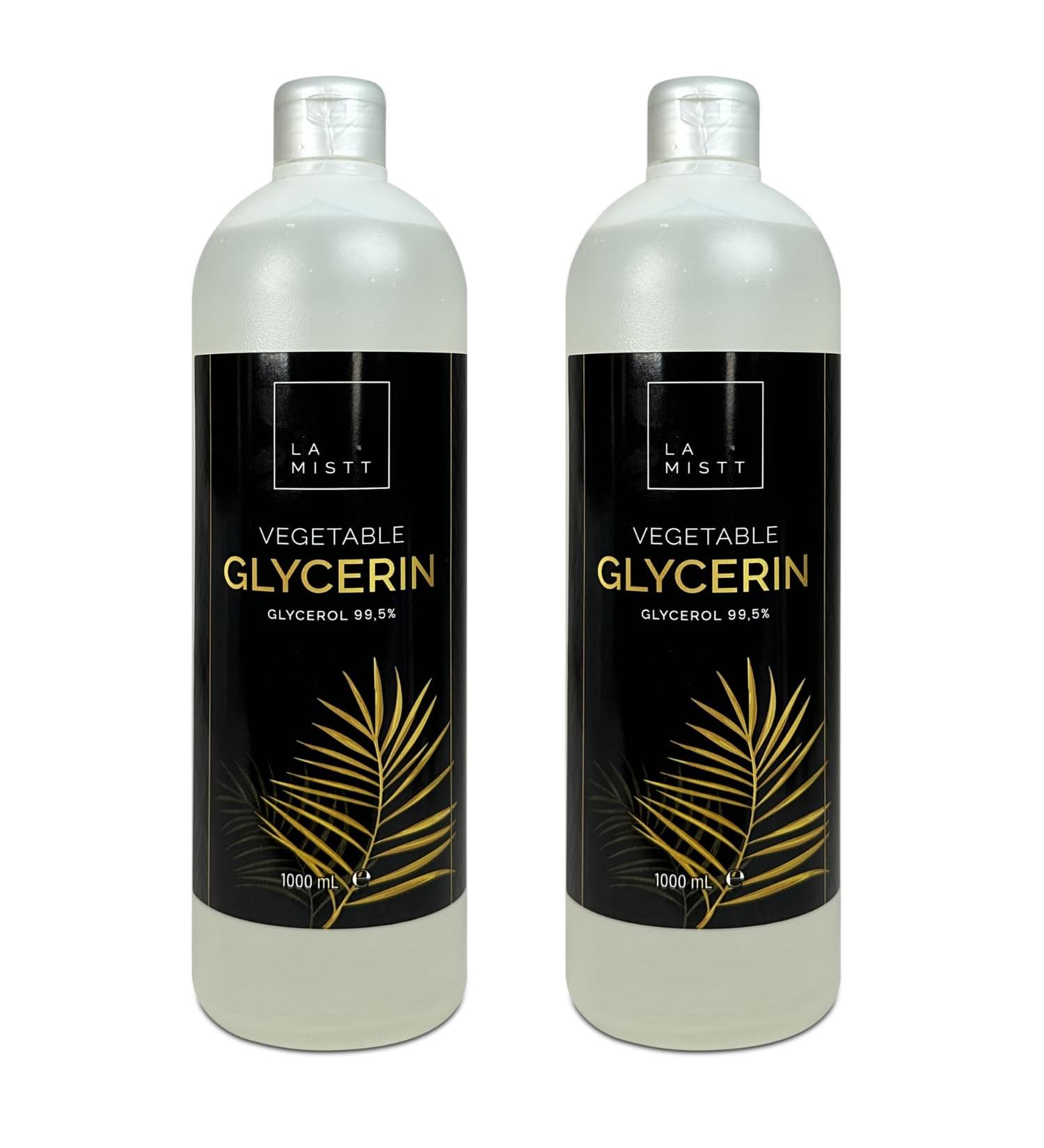 100% Vegetable Glycerin Liquid 2 Liters | Pharmaceutical Grade | Ideal Moisturizer for Hair and Body - Fragrance Free - Buy Online on GoSupps.com