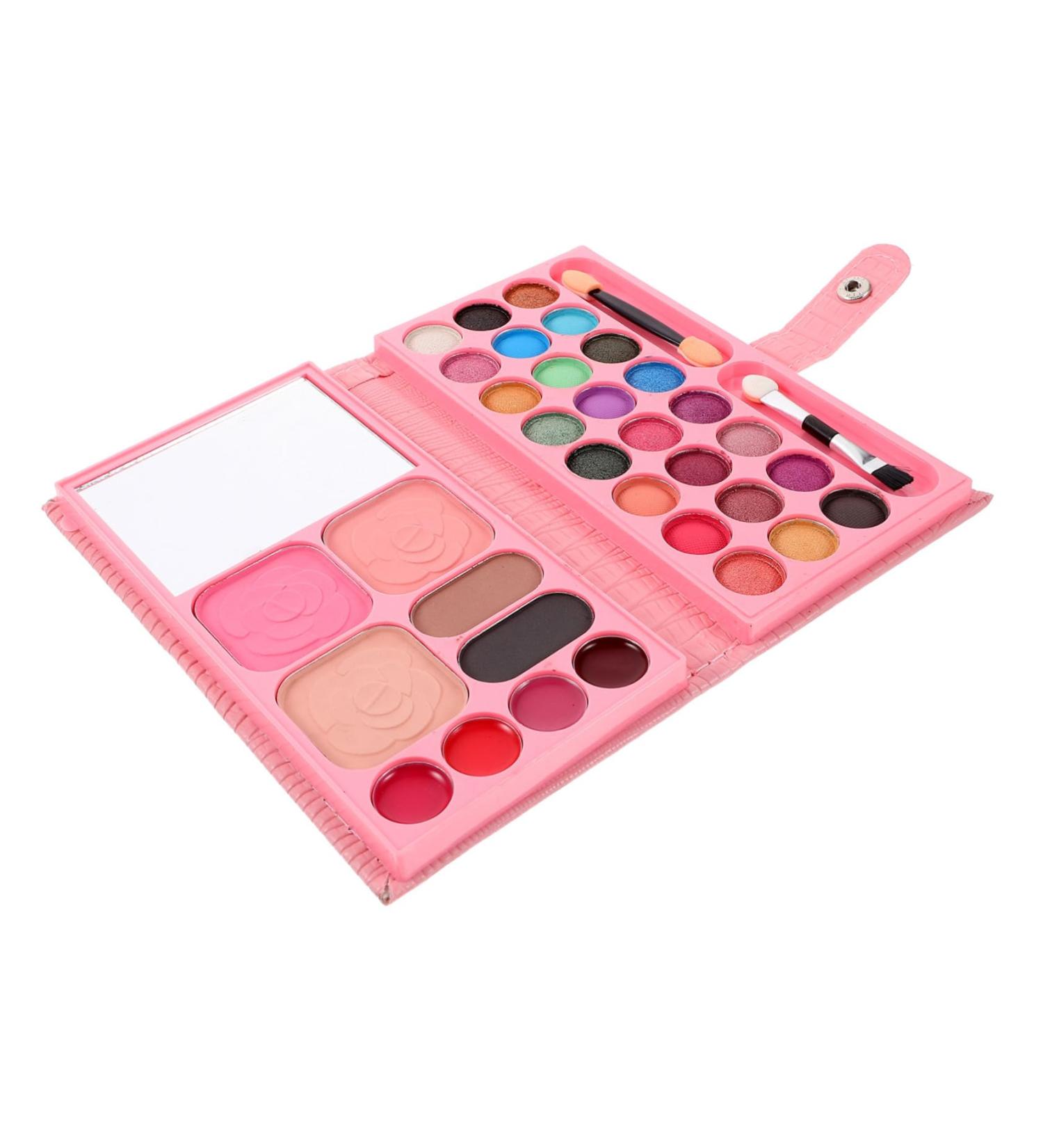 TOVINANNA 5pcs 33 Makeup Palette Eye Shadow Plate Makeup Pallet Makeup Kit Cosmetic Folding Leather - Buy Online on GoSupps.com