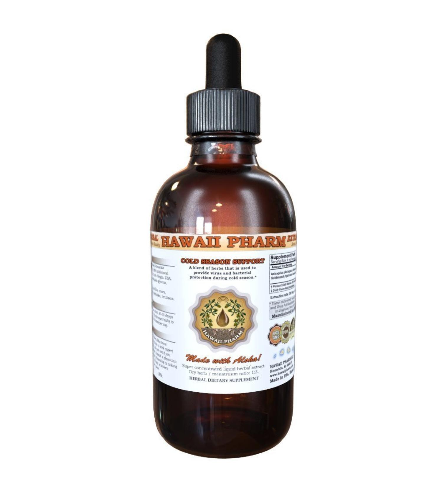 Hawaii Pharm Cold Season Support Liquid Extract Cold Season Supplement 4 oz 4 Fl Oz (Pack of 1) - Buy Online on GoSupps.com