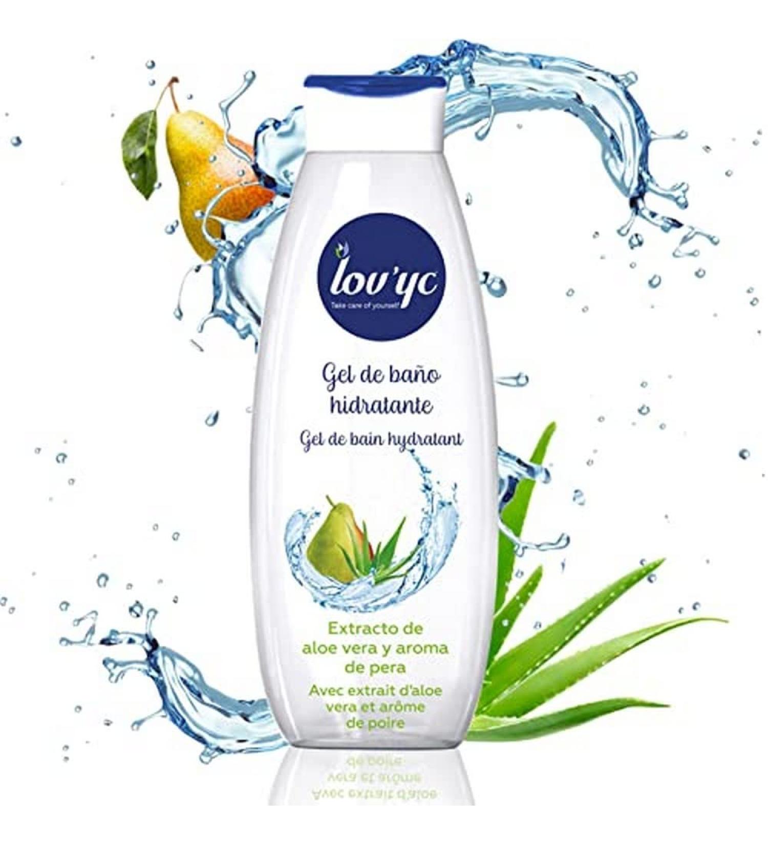 Lovyc Aloe Vera and Pear Extract Moisturizing Bath Gel 750Ml Huidverzorgingsproduct - Buy Online on GoSupps.com