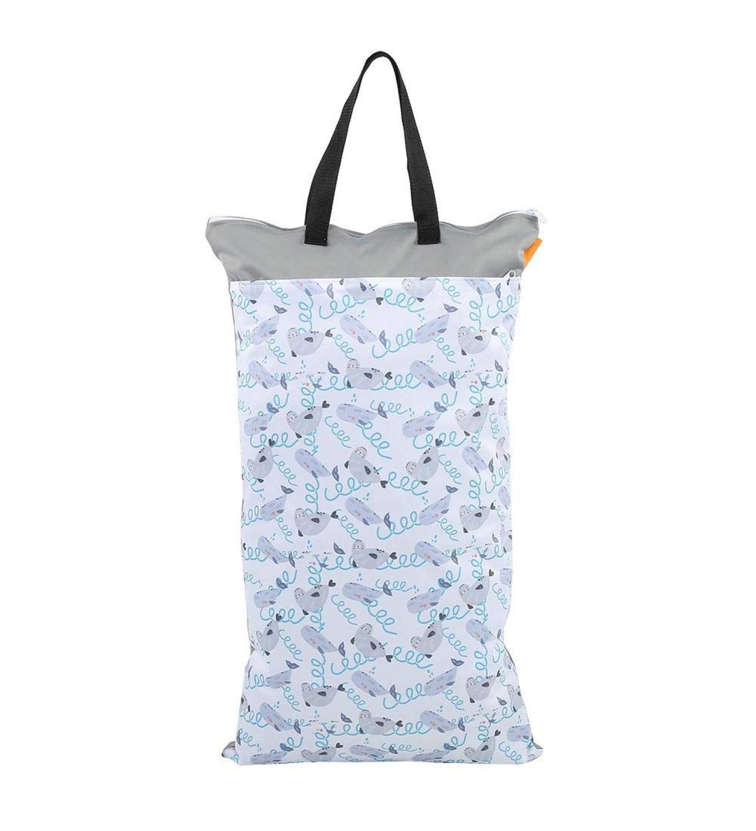 Large Hanging Wet/Dry Bucket Bag for Cloth Diaper Laundry | Waterproof | Reusable (EF204) - Buy Online on GoSupps.com