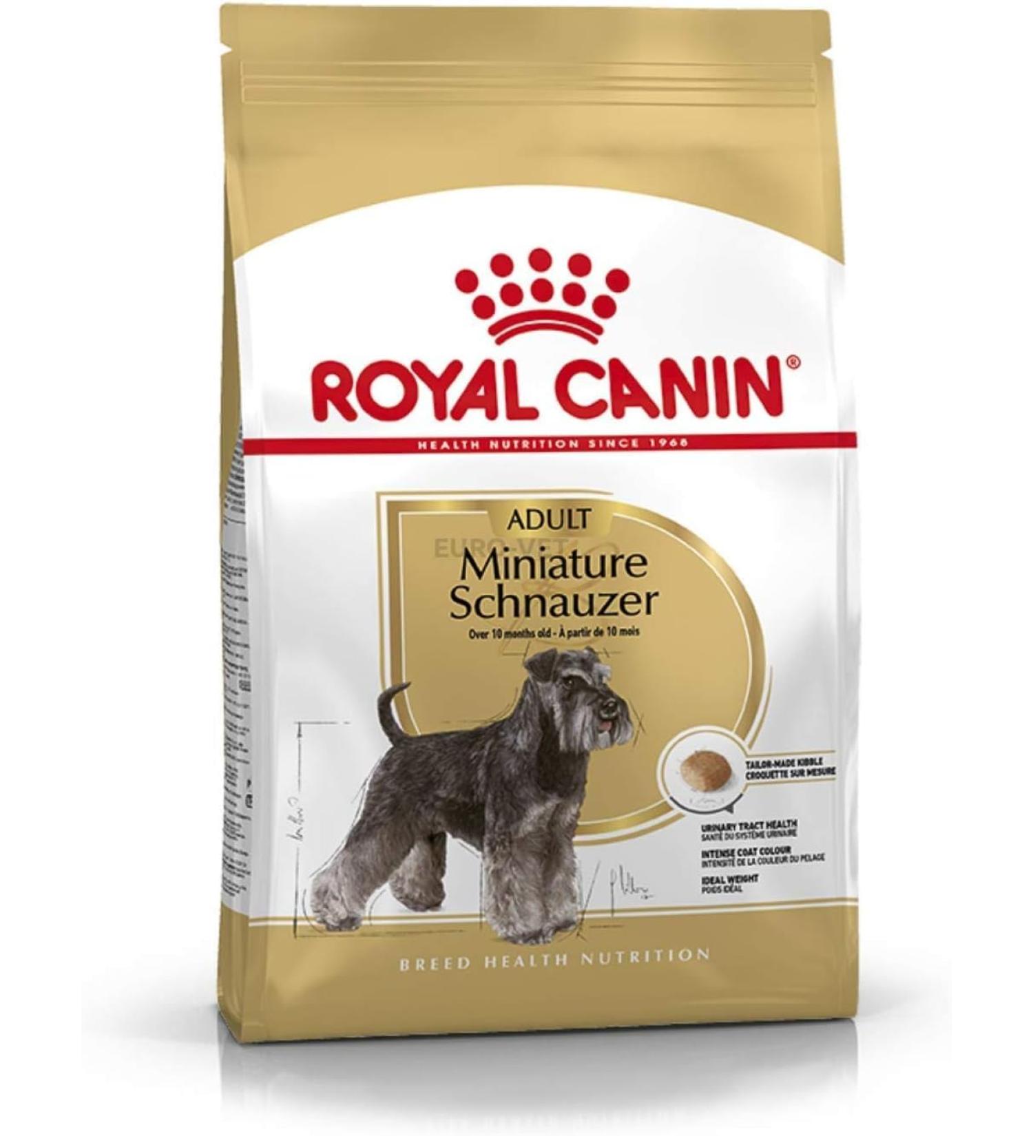 Royal Canin Miniature Schnauzer Adult Dry Dog Food 3kg