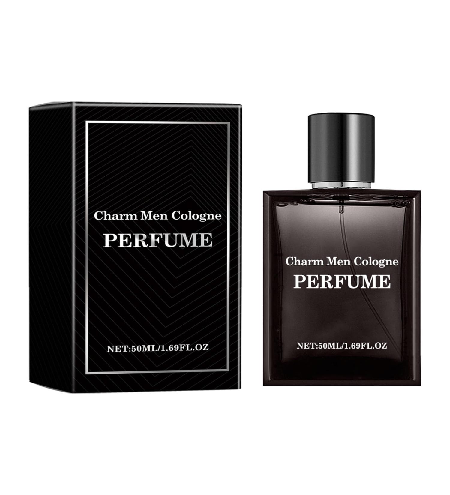 Men's Fragrance Charm Cologne Perfume Stylish Hydrating Eau De Parfum Captivating Spray Deodorant Suitable for Day or Night Gifts for Men 10.56X5.35X2.95CM Black - Buy Online on GoSupps.com
