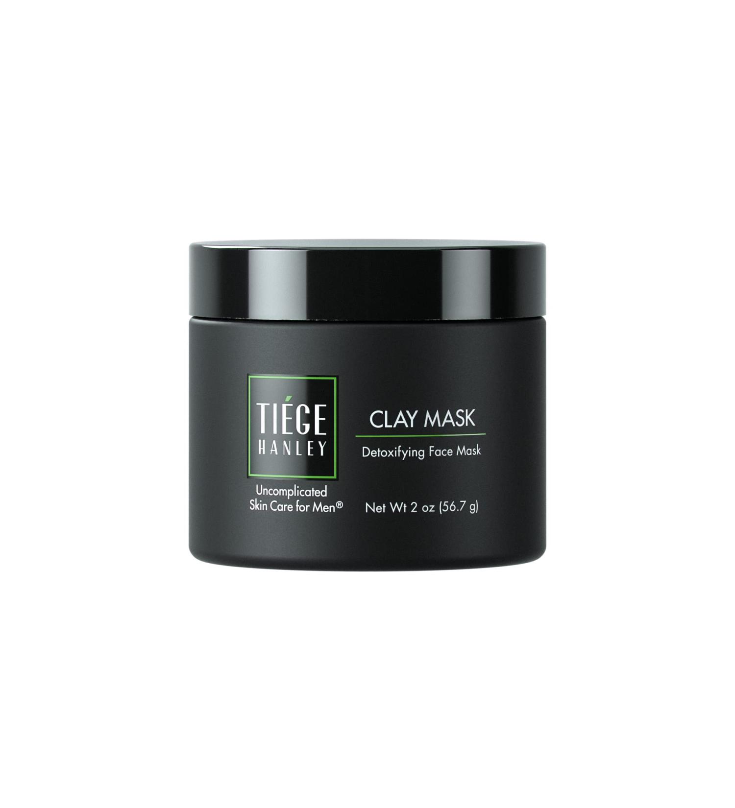 Tiege Hanley Detoxifying Charcoal Clay Mask for Men - 2 oz | Deep-cleansing Formula | Improves Skin Texture | Uncomplicated Skin Care - Buy Online on GoSupps.com