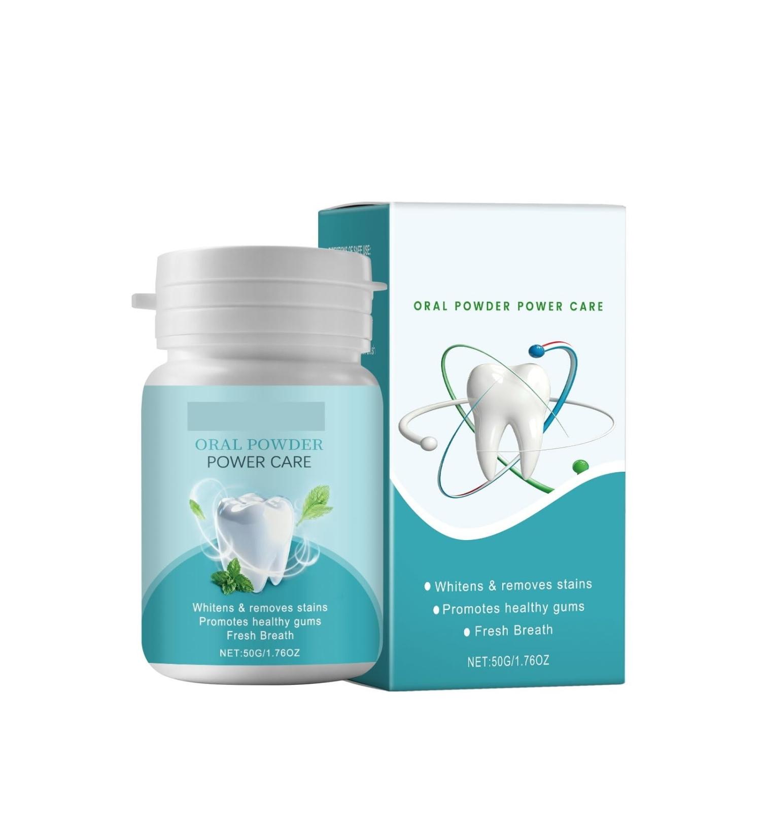 Cleaning Tooth Powder - Reduces Teeth Surface Stains Supports Bright Smiles Long-Lasting Freshness Improves Oral Comfort(3pcs) - Buy Online on GoSupps.com