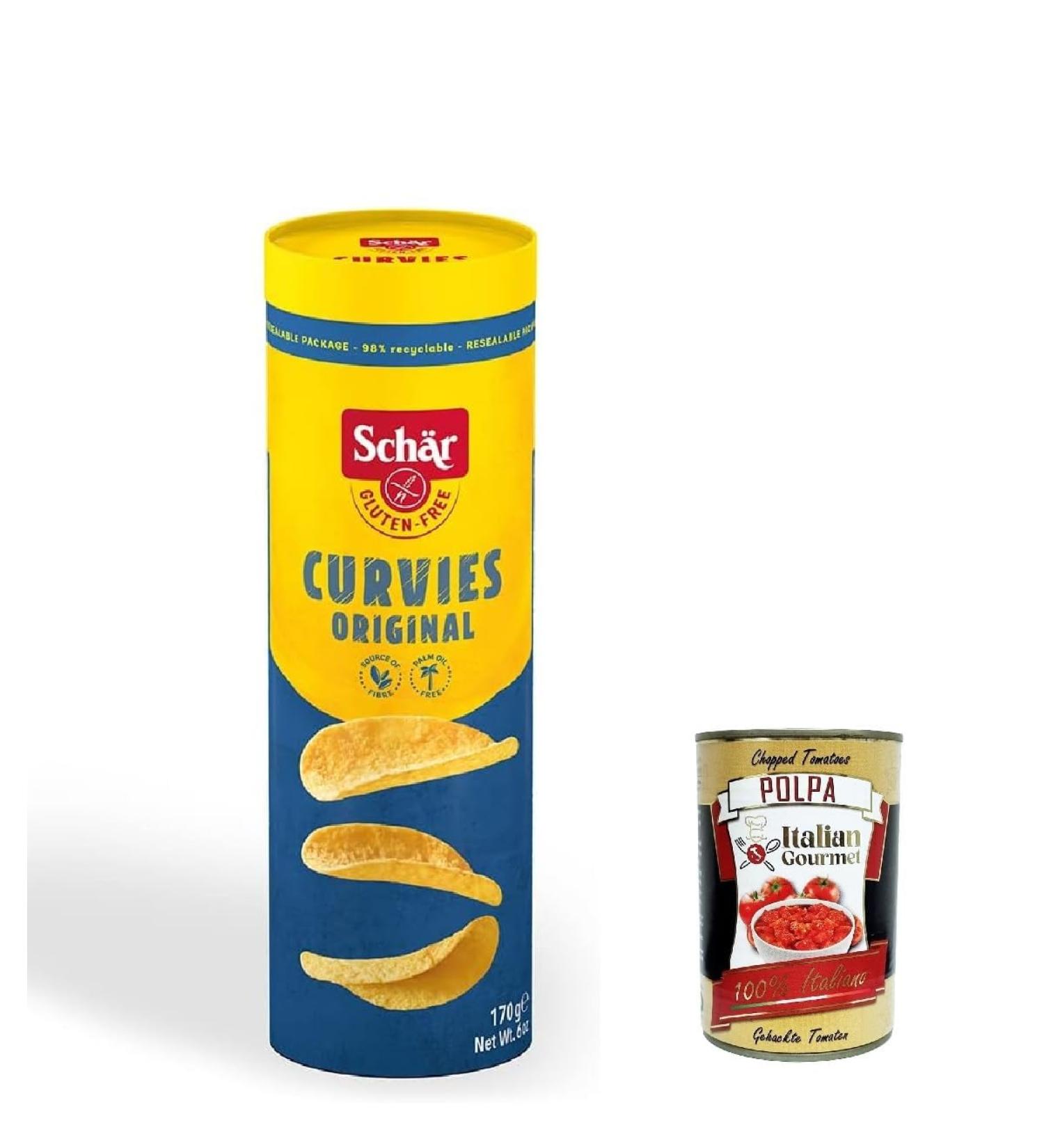  Italian Gourmet E.R. 6 x Classic Potato Jugs Gluten Free Palm Oil Free Vegan 170g + Italian Gourmet Polpa 400g - Buy Online on GoSupps.com