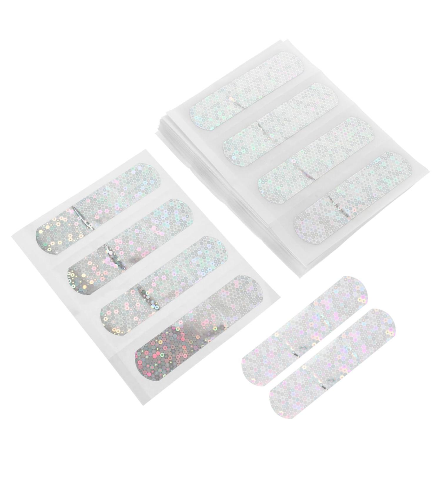 HANABASS 100pcs Glitter Bandages - Breathable Non-Stick Finger Care Stickers for Scrapes & Burns | Perfect for Travel - Buy Online on GoSupps.com