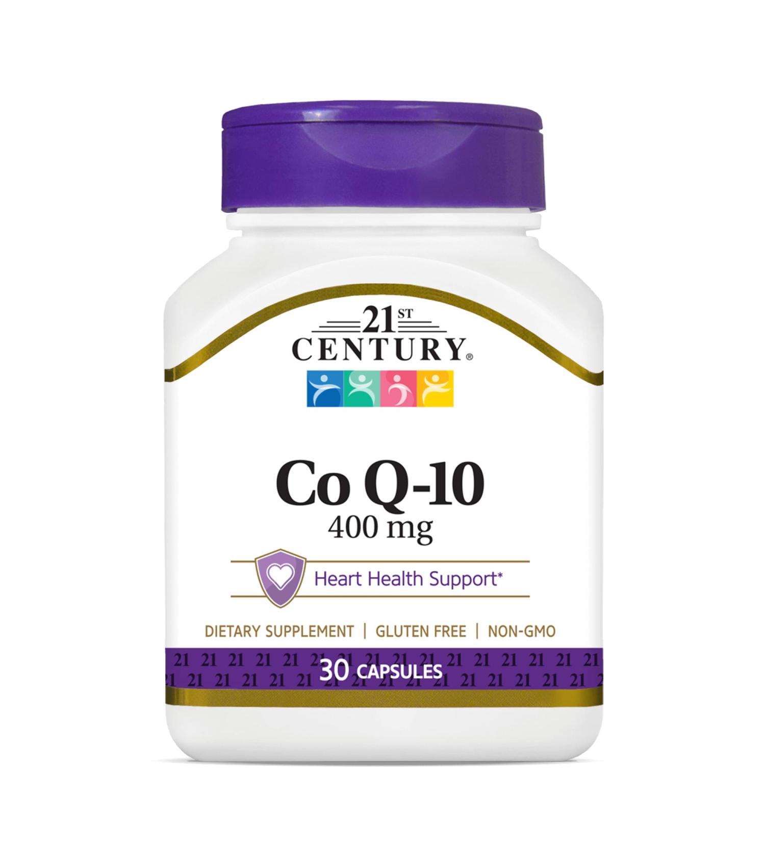 21st Century Healthcare Co Q-10 400mg Capsules 30 Count - Buy Online on GoSupps.com