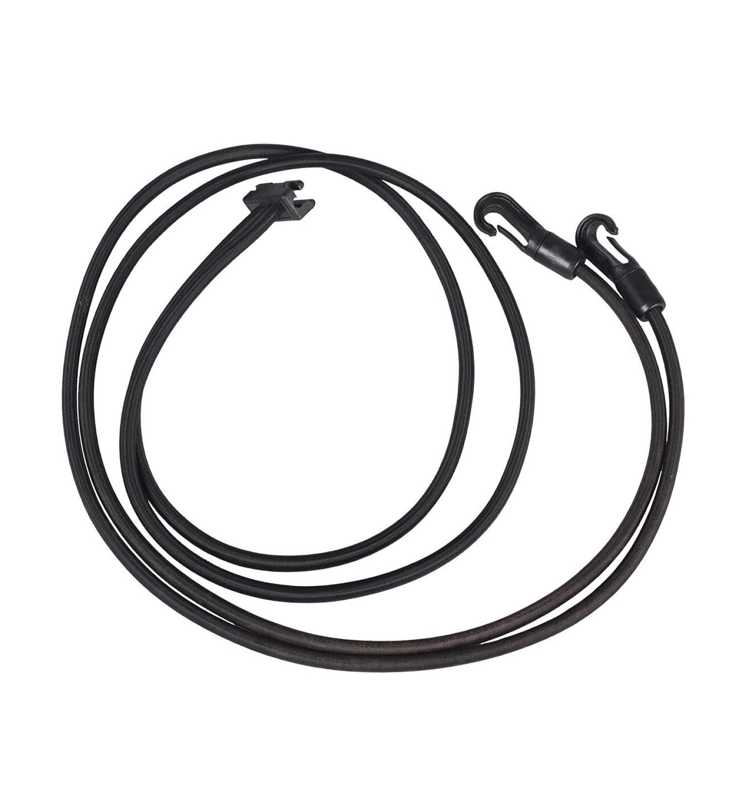 ARBO-INOX neck extender elastic rubber black plastic clips (Full)