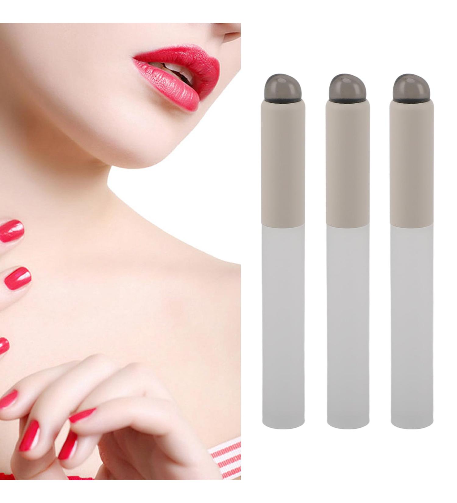 Soft Silicone Lip Brush Portable Lipstick Applicators with Storage Box Dustproof Multipurpose Fine Workmanship Anti Powder Absorption - Buy Online on GoSupps.com