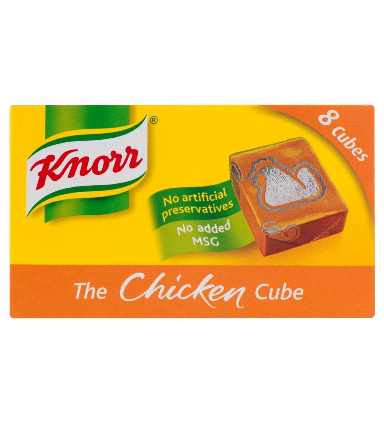 Knorr - Chicken Bouillon - 8 cubes - pack of 8 cans of 80 g