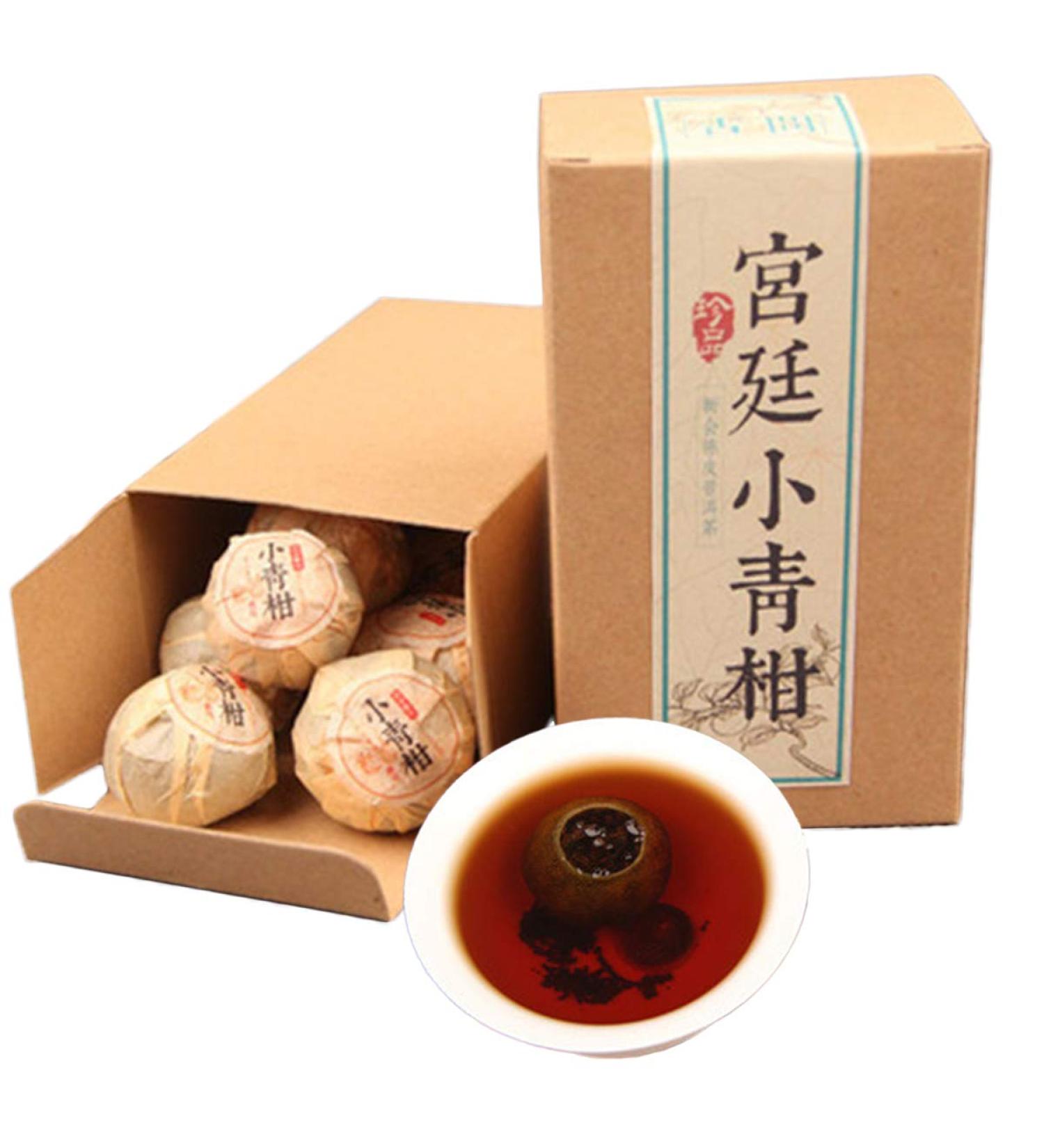 100g Yunnan Th Puer Th Pu Erh Bio Petit Th Vert Aux Agrumes Sant Aliments Verts - Buy Online on GoSupps.com