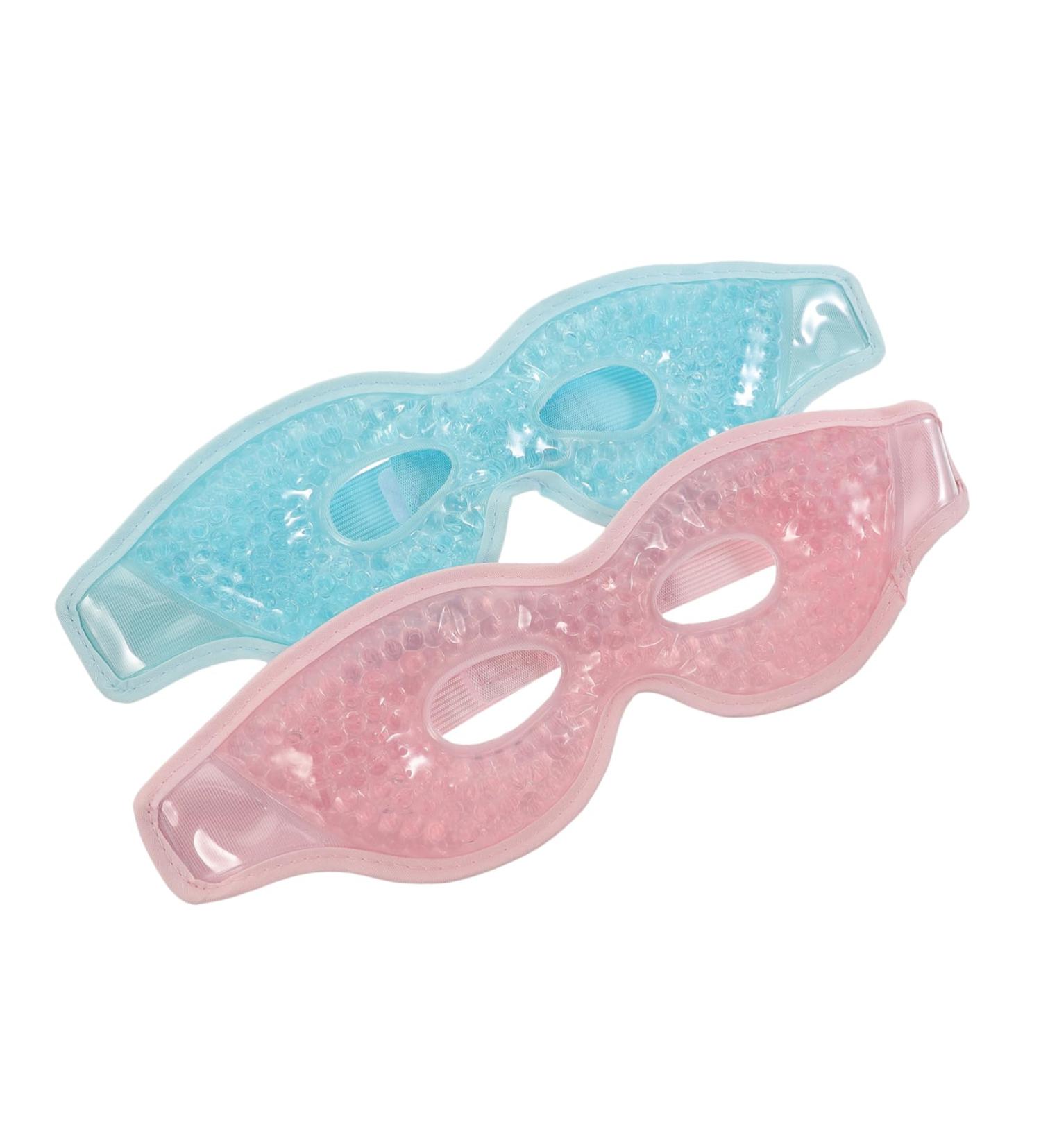 Minkissy Ice Gel Eye Pads - Portable Cooling Eye Masks for Under Eye Care | Super Soft Fabric | 2-Pack - Buy Online on GoSupps.com