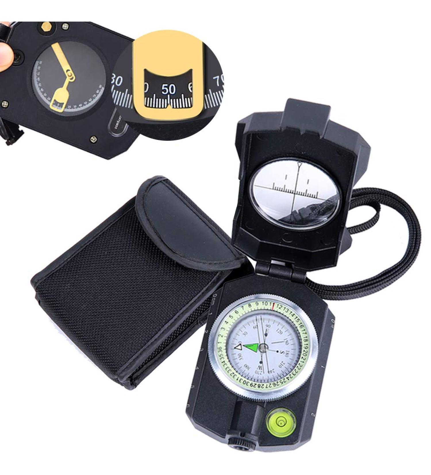 Compass  Sportneer Compass Survival Compass Hiking Military Compass with Inclinometer Waterproof Lensatic Compass Magnetic Compass Boy Scout Compass for Hiking Camping Hunting with Carry Bag - Buy Online on GoSupps.com