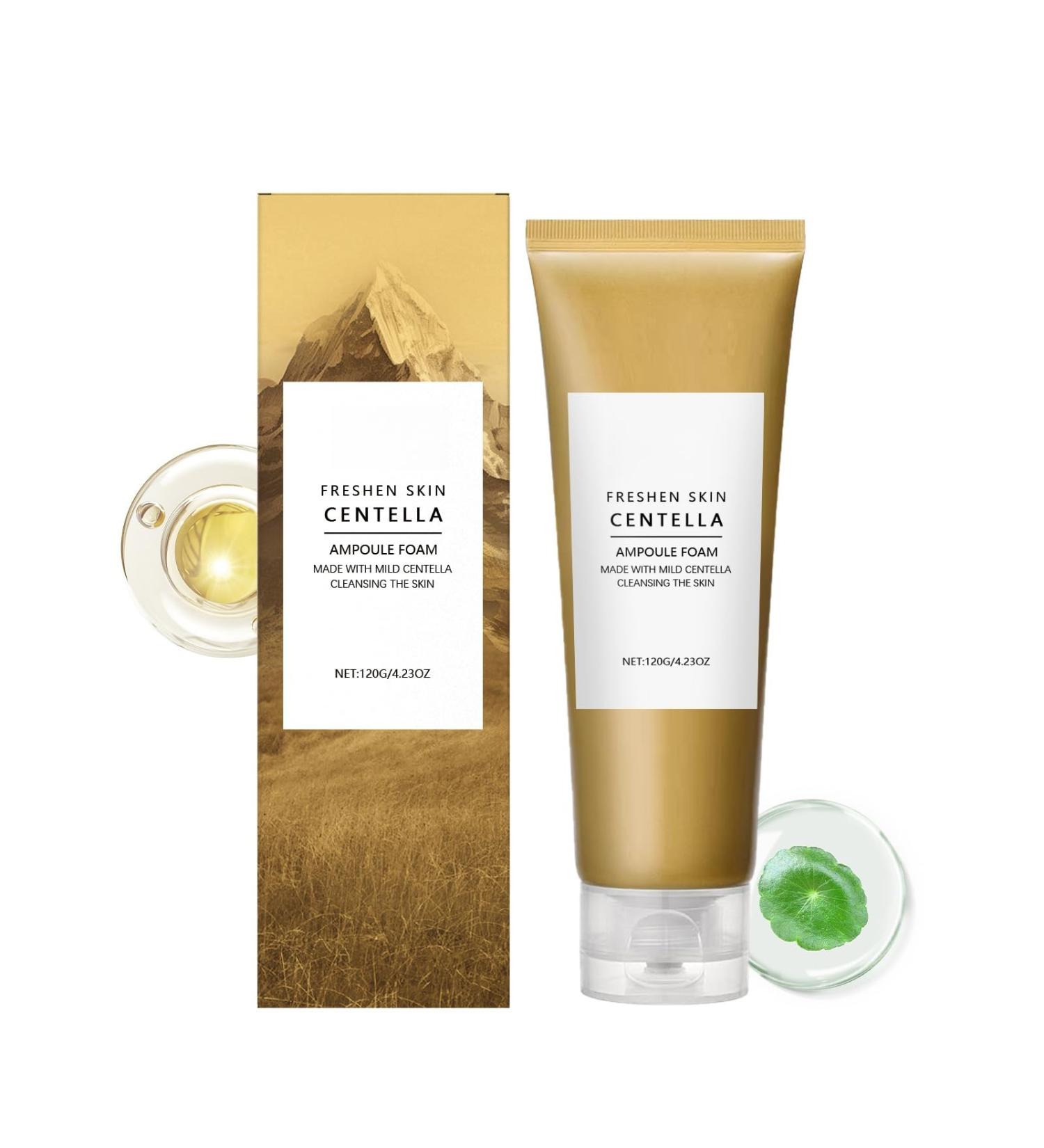 Cica & Hyaluronic Acid Hydrating Face Wash Gentle Rich-Foam Cleanser Fresh Rinse Without Tight Feel 4.23 oz - Buy Online on GoSupps.com