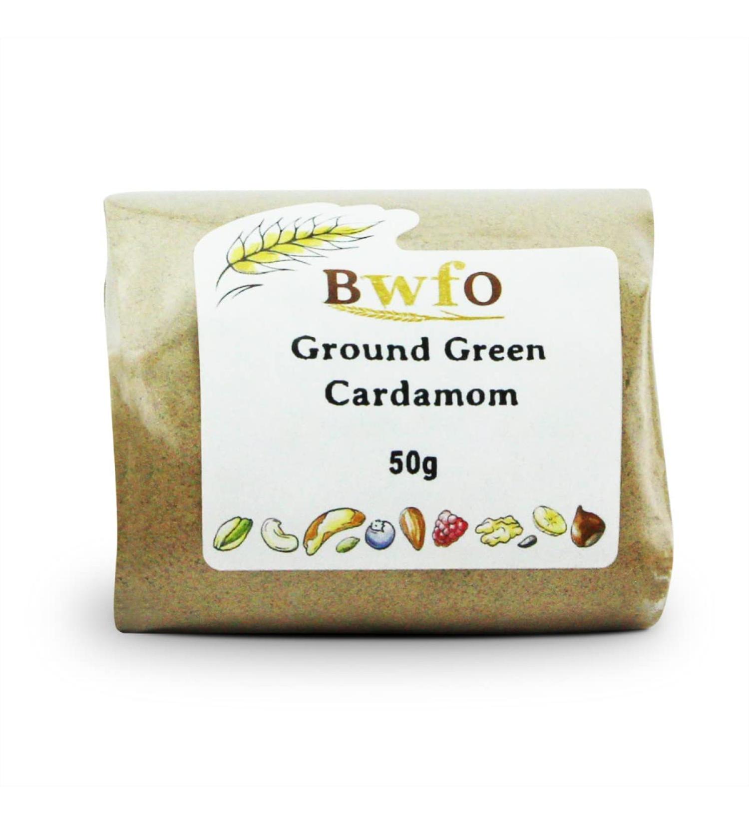 Cardamom Green Ground 50g (BWFO)