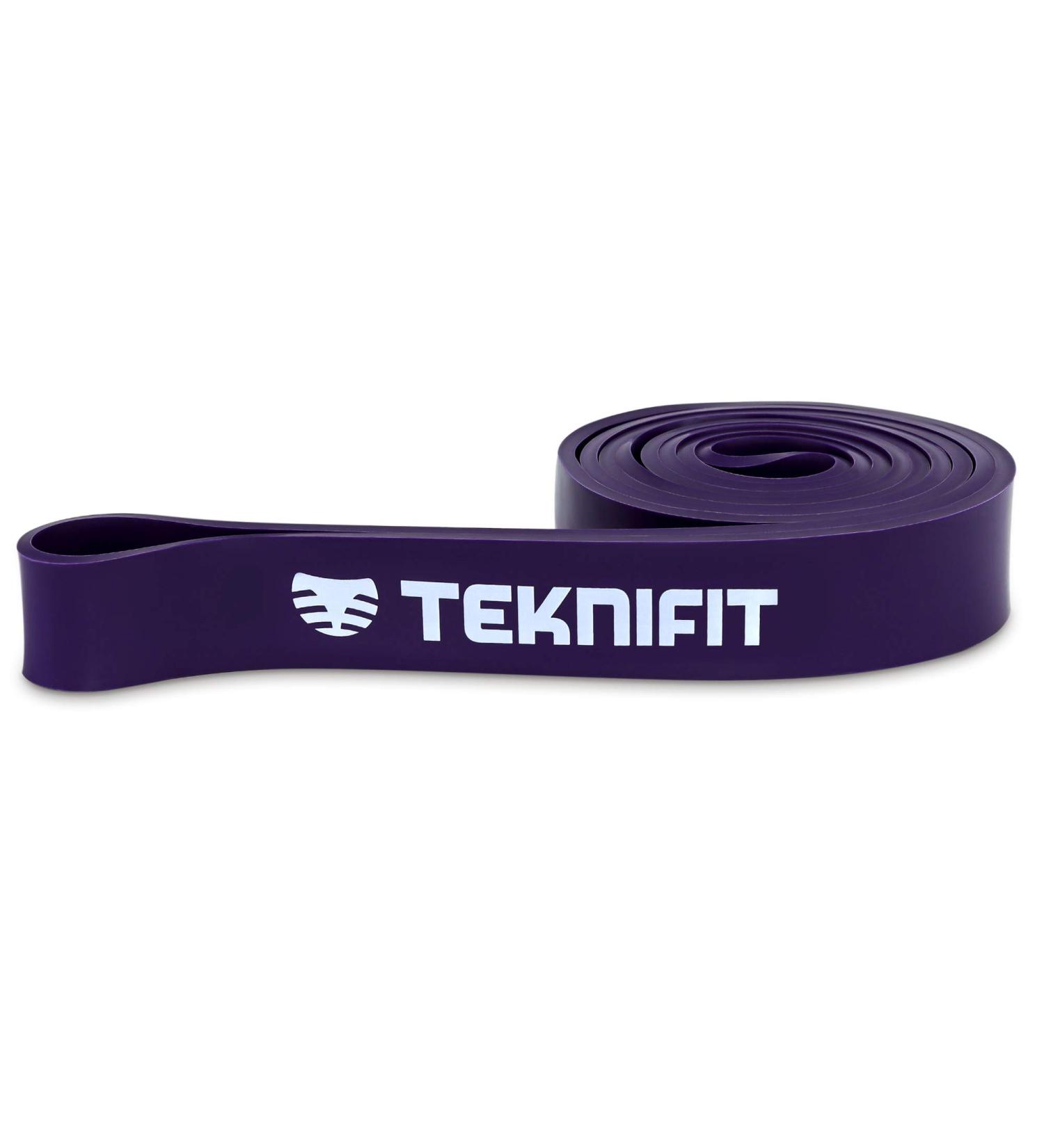 Teknifit Resistance Band - Purple (Heavy) - Full Body Workout Solution with Free Exercise Guide - Home Fitness Essential - Buy Online on GoSupps.com