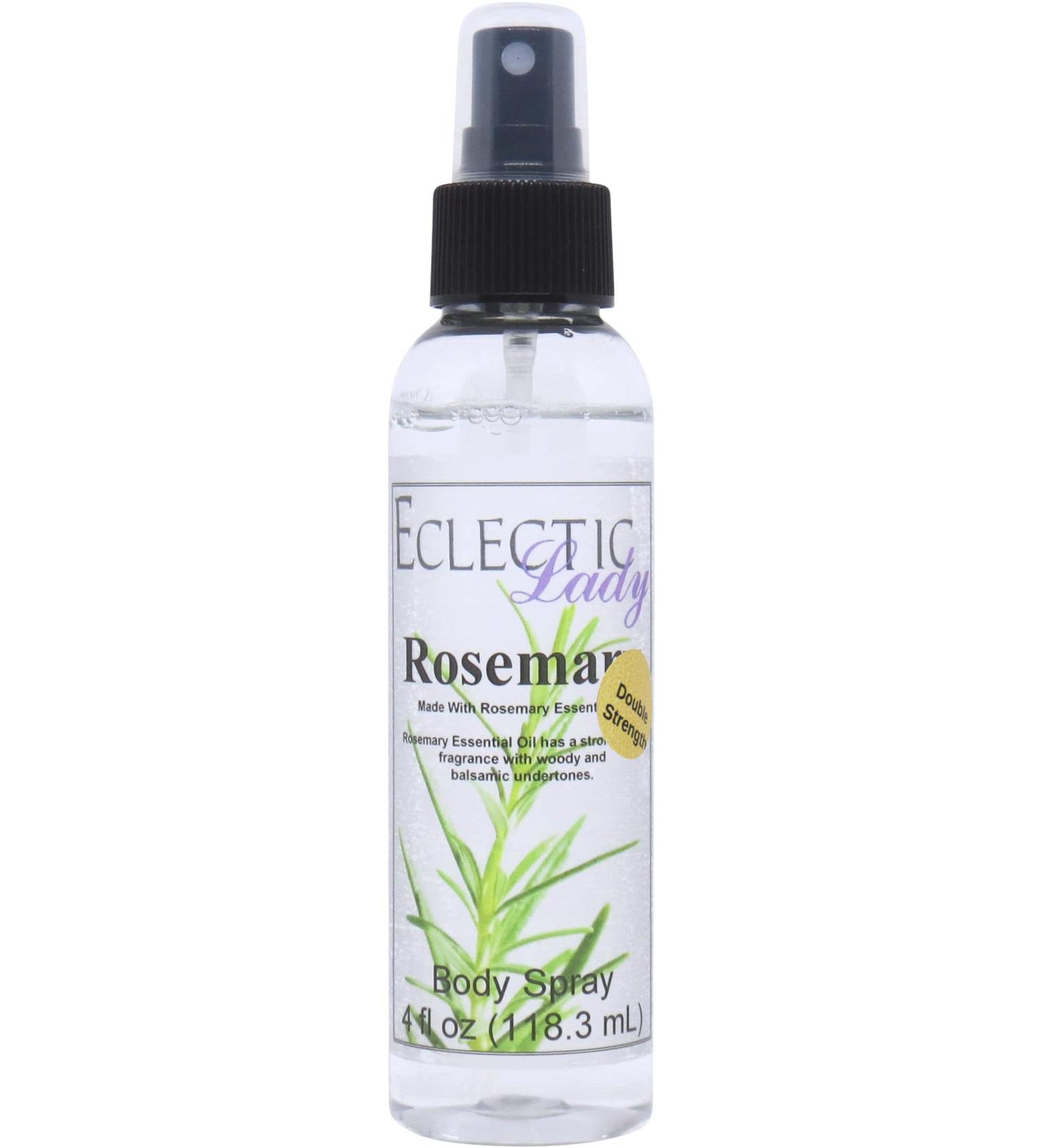 Rosemary Essential Oil Body Spray (Double Strength) 4 ounces Body Mist for Women with Clean Light & Gentle Fragrance Long Lasting Perfume with Comforting Scent for Men & Women Cologne with Soft 4 Fluid Ounces (Double Strength) - Buy Online on GoSupps.com