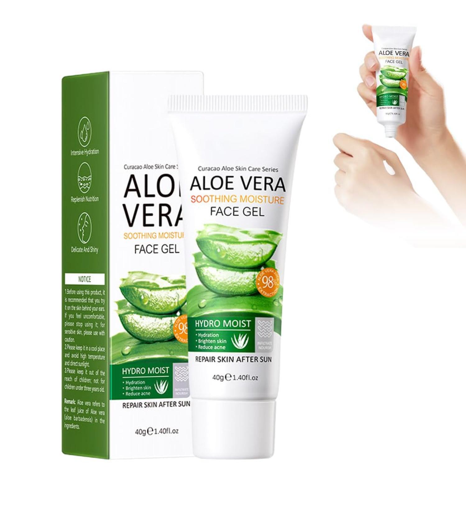 Aloe Vera Gel Organic Aloe Vera Gel Natural Aloe Vera Gel (1pcs) - Buy Online on GoSupps.com