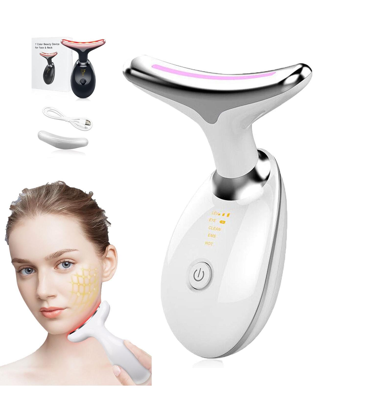 Micro Glow Facial Enhancement Micro Glow Face Lift Face Sculptor Handset Micro Glow the Ultimate Facial Enhancement Handset Micro-Glow Facial Machine Neck Face Anti Wrinkle (White) - Buy Online on GoSupps.com