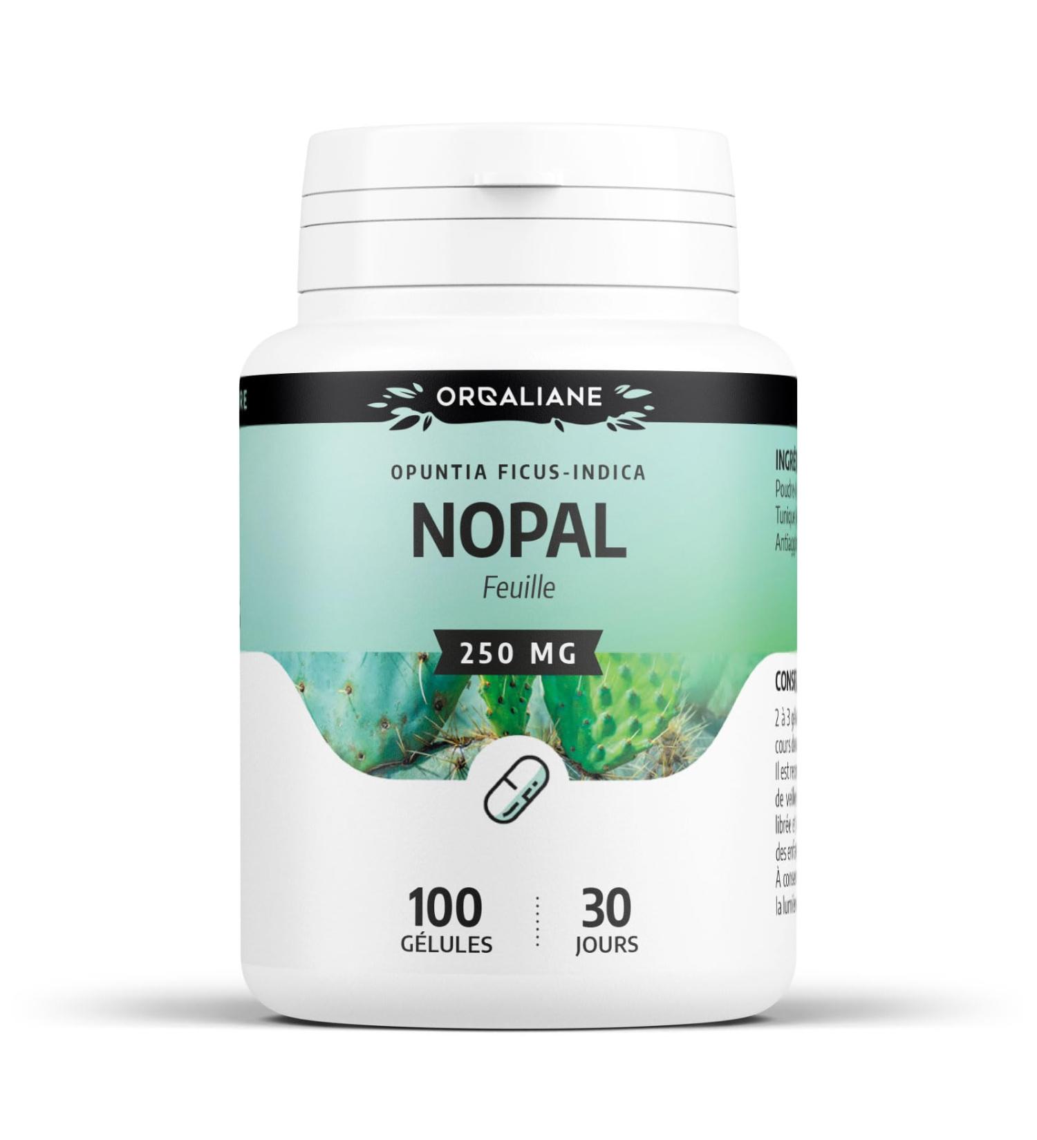 Nopal 250 mg - 100 capsules - Orgaliane - Buy Online on GoSupps.com