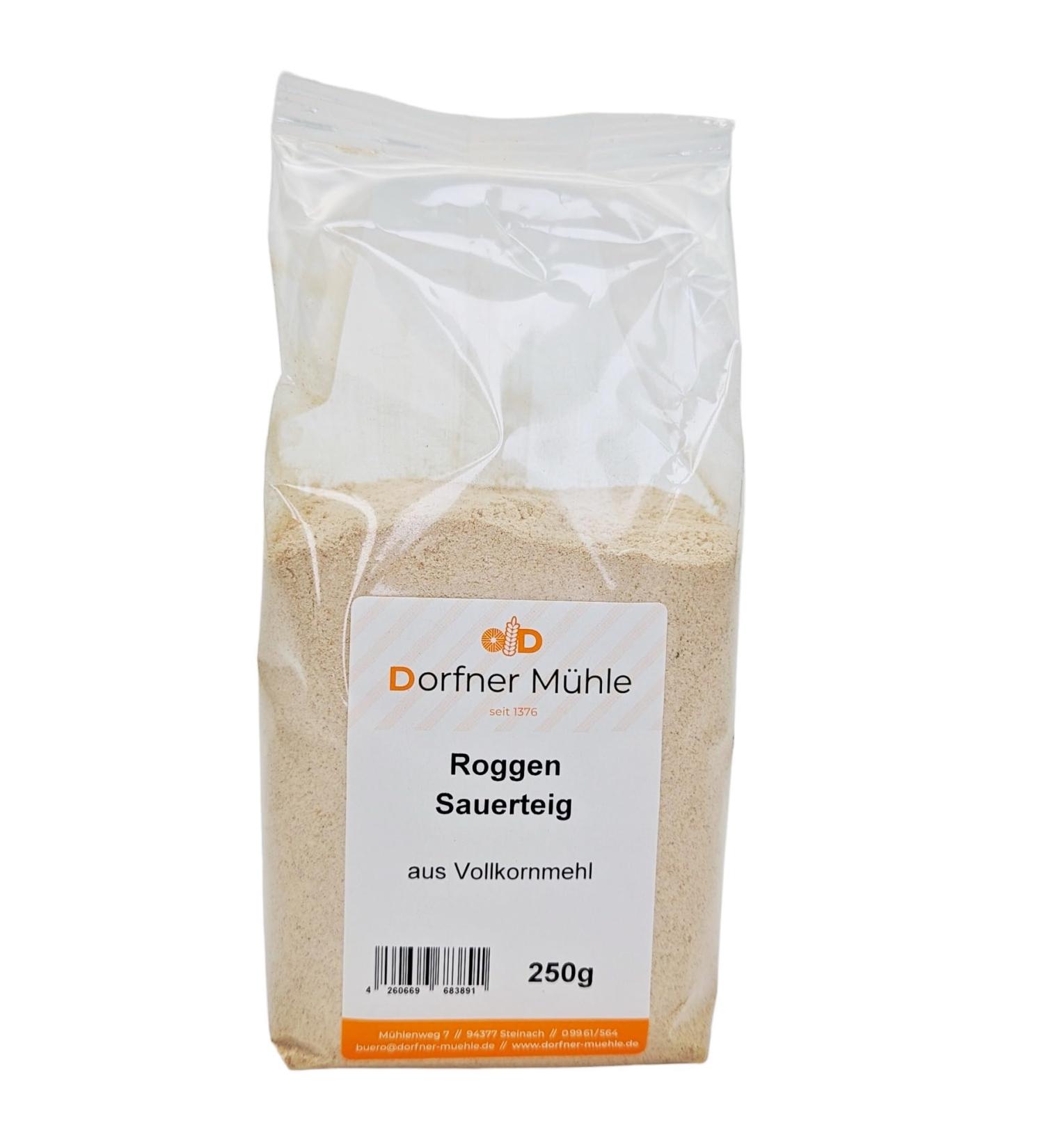 Wholemeal Rye Sourdough 250g - Dorfner M hle | Additive-Free Dried Sourdough for International Shipping - Buy Online on GoSupps.com