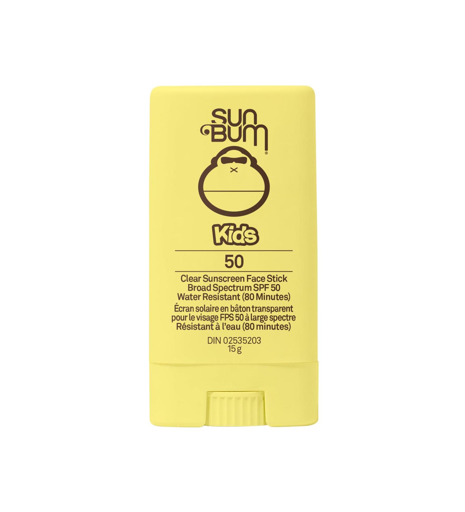 Sun Bum Kids SPF 50 Clear Sunscreen Face Stick - Buy Online on GoSupps.com